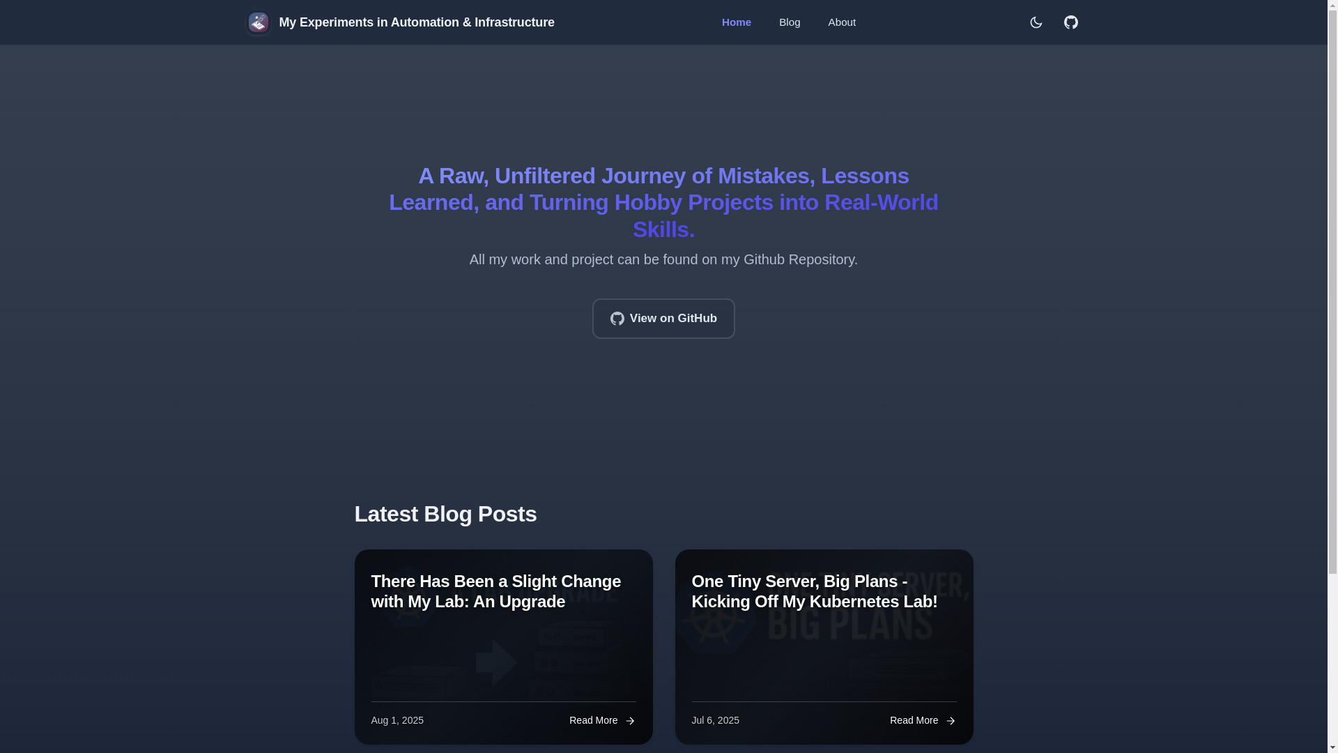website screenshot of https://idreaminyaml-blog.pages.dev/