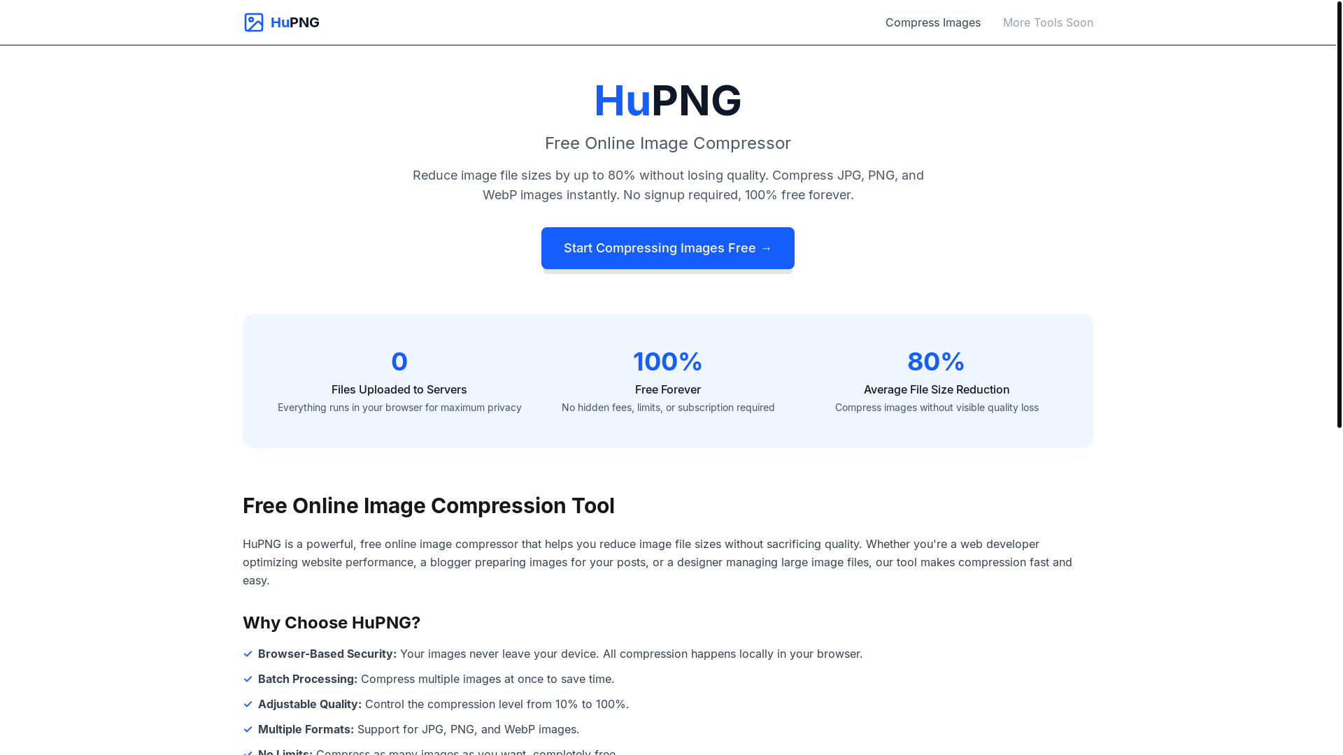 website screenshot of https://hupng.com/