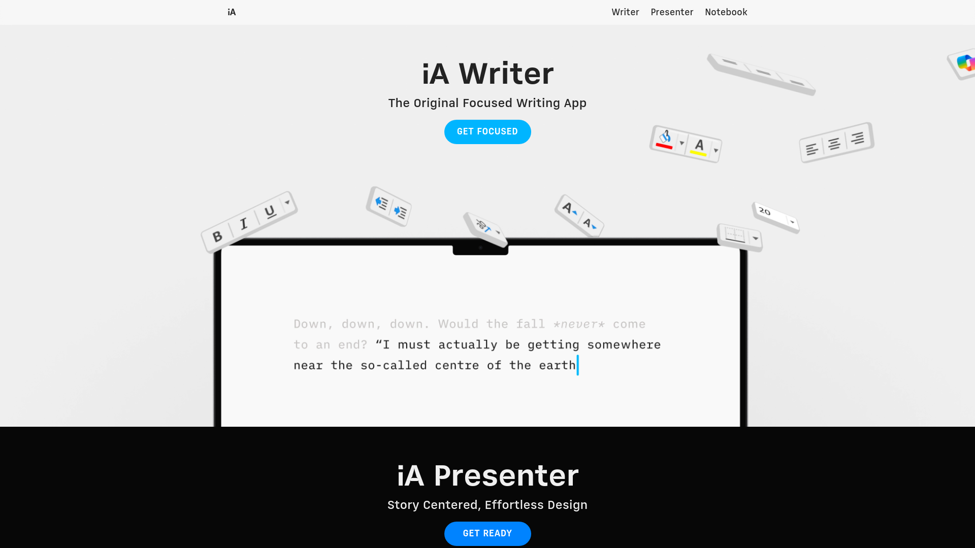 website screenshot of https://apps.ia.net/