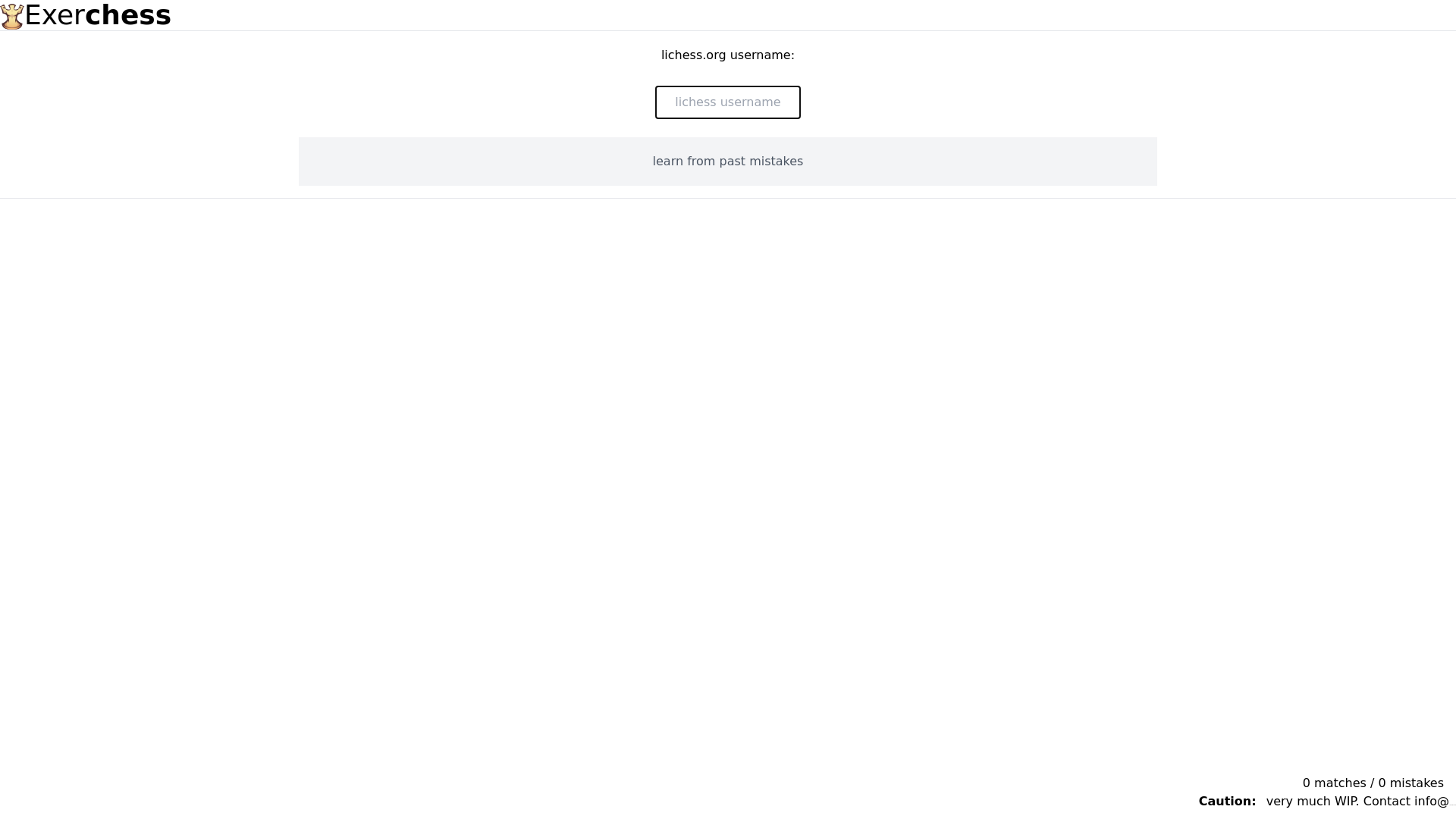 website screenshot of https://exerchess.com/