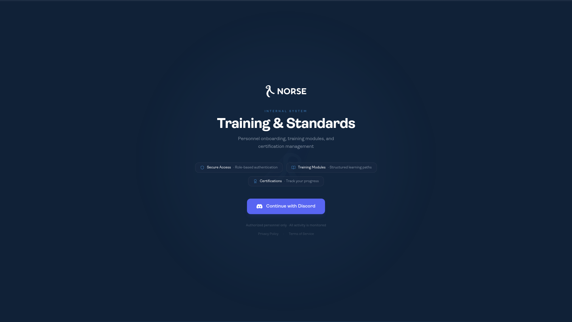 website screenshot of https://training-norserblx.online/