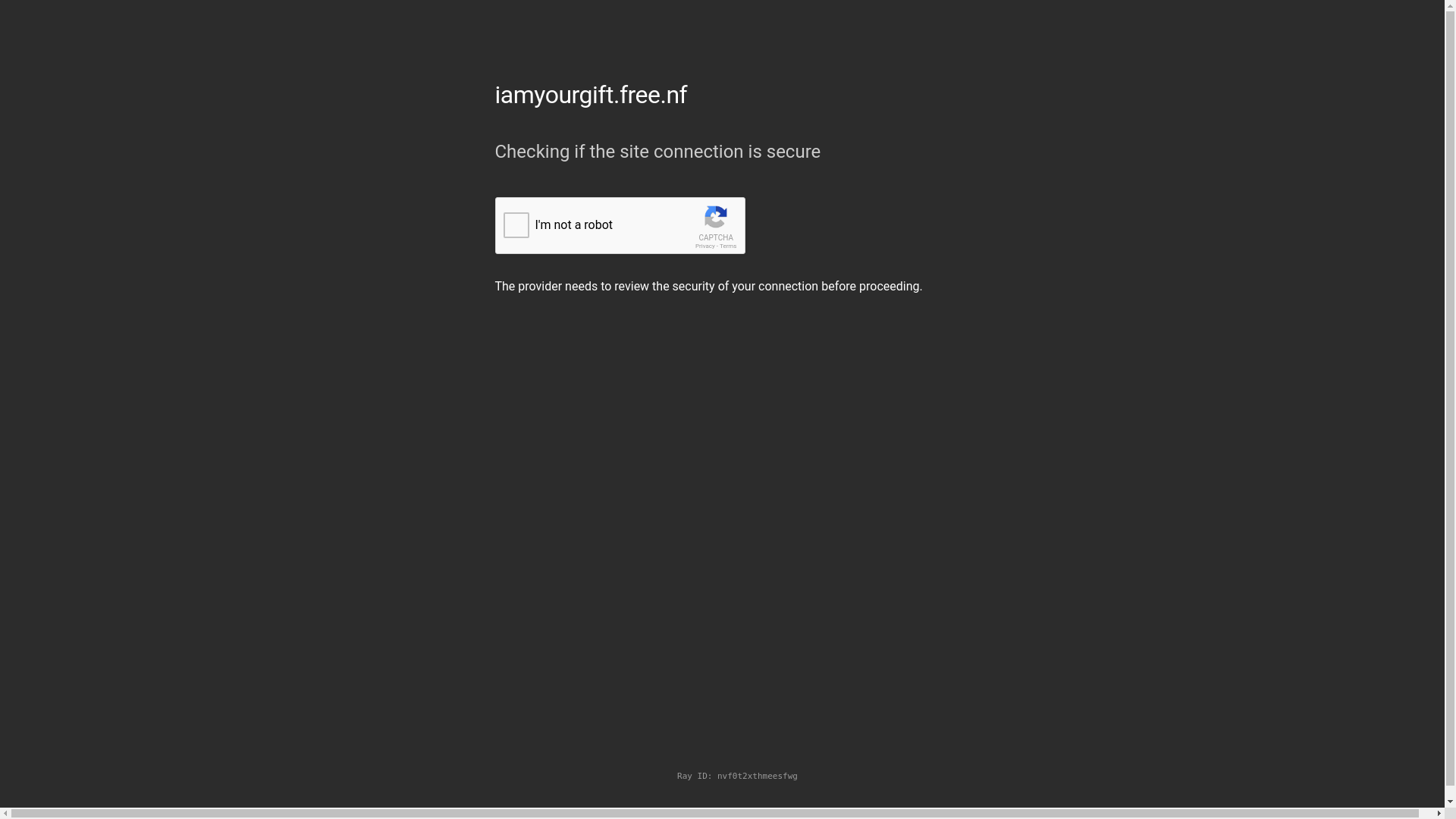 website screenshot of https://iamyourgift.free.nf/