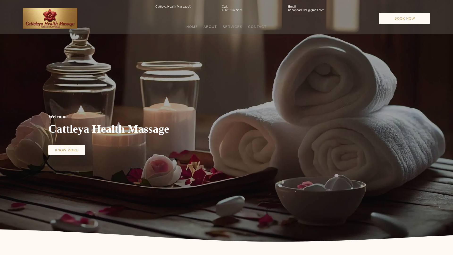 website screenshot of https://cattleyahealthmassage.com/