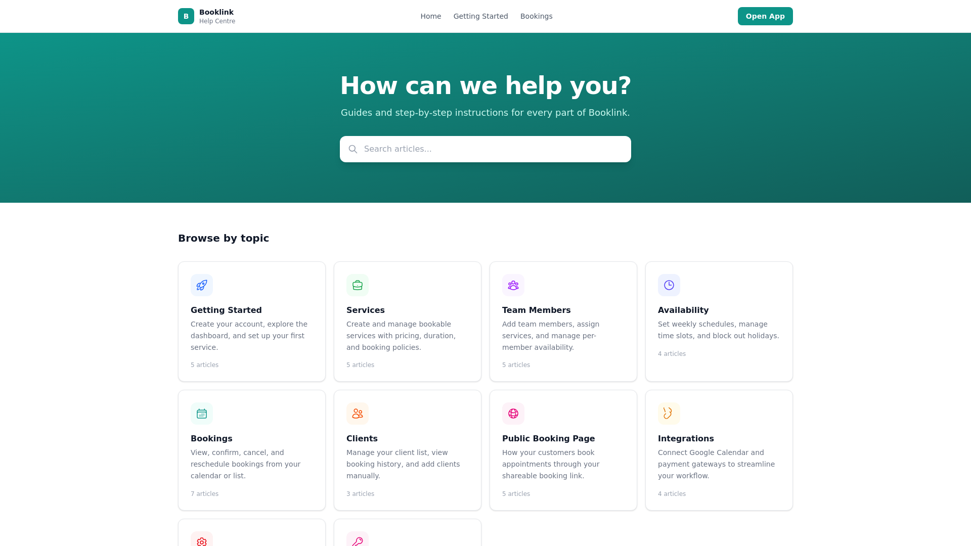 website screenshot of https://help-booklink-co-za.pages.dev/
