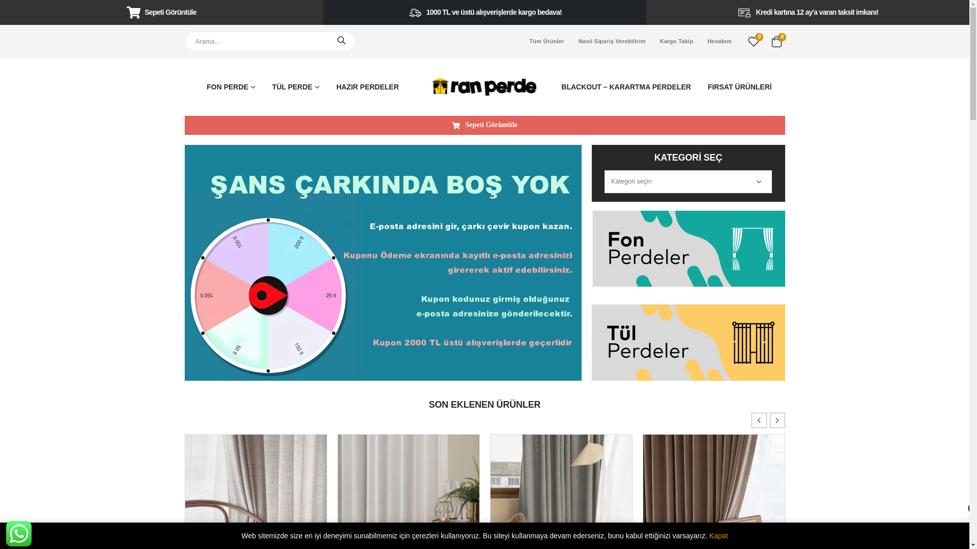 website screenshot of https://ranperde.store/