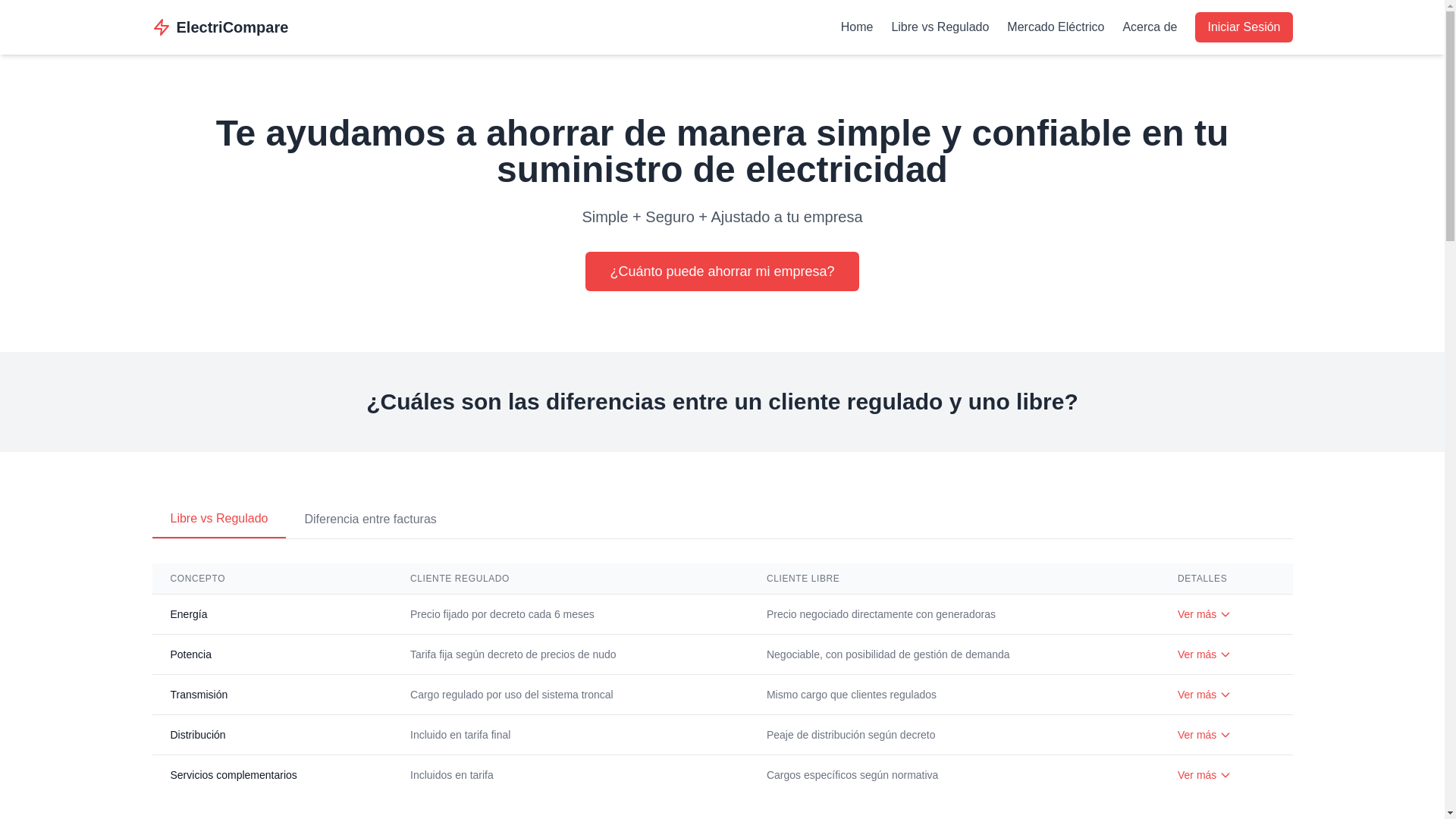 website screenshot of https://electricompare.pages.dev/