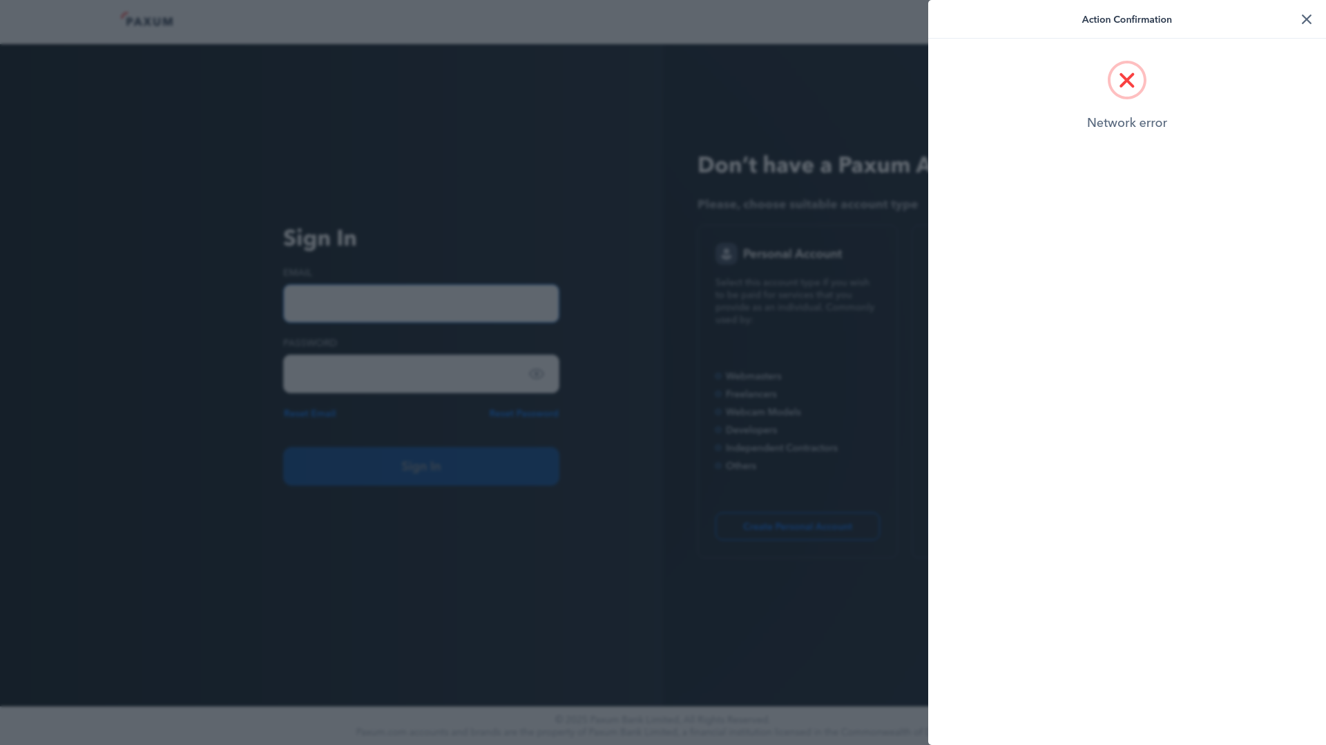 website screenshot of https://paxum-digital-preview.pages.dev/
