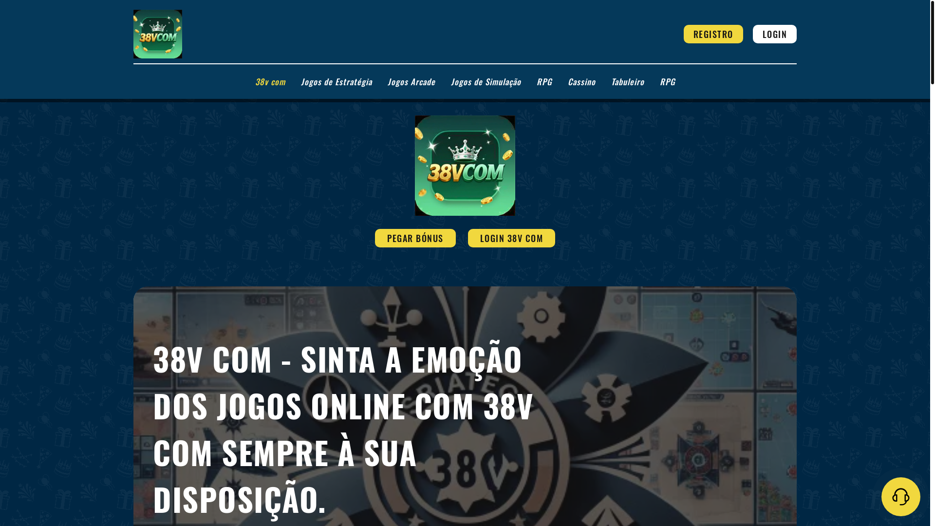 website screenshot of https://38vcom.org/