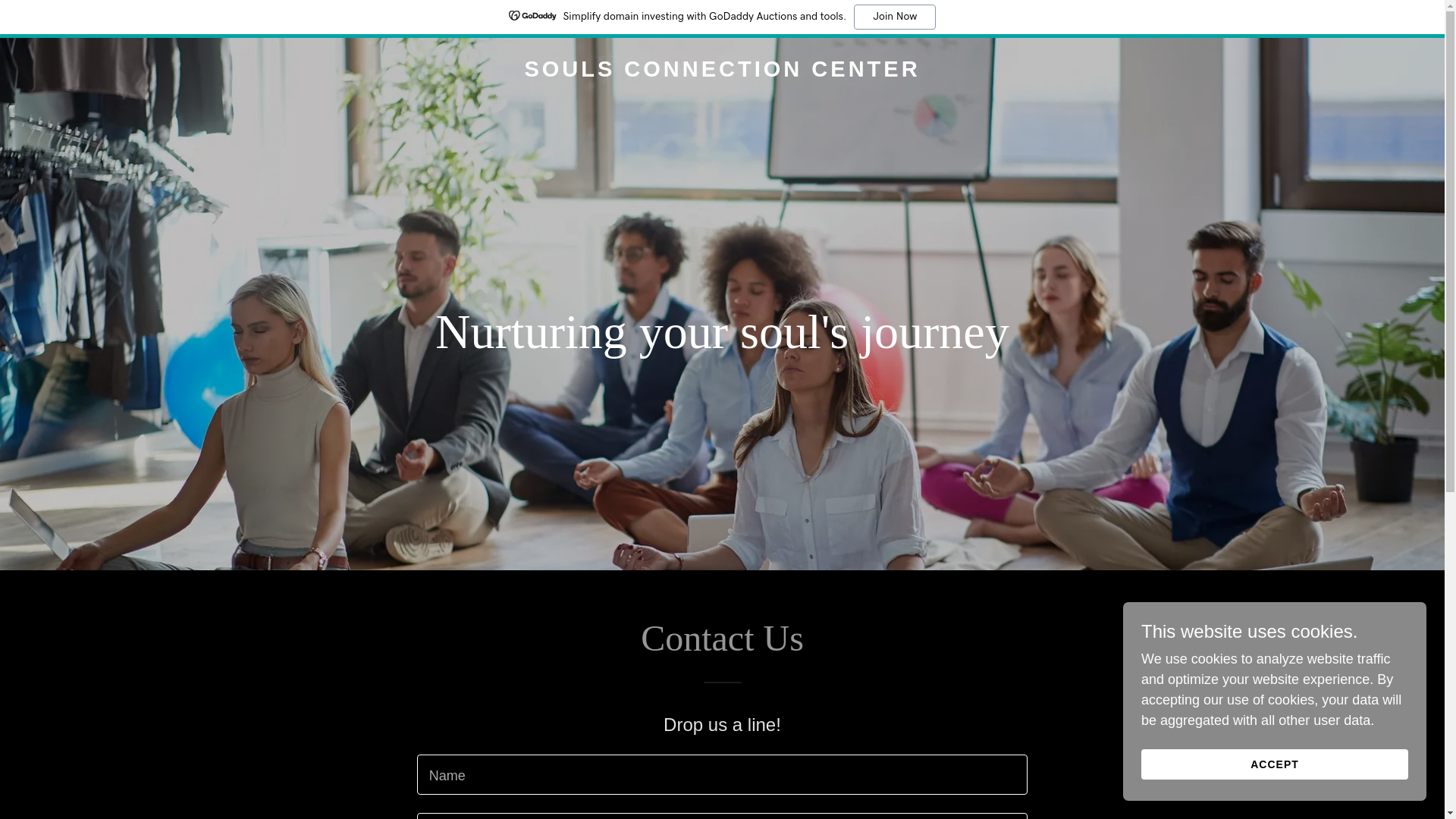 website screenshot of https://soulsconnectioncenter.com/