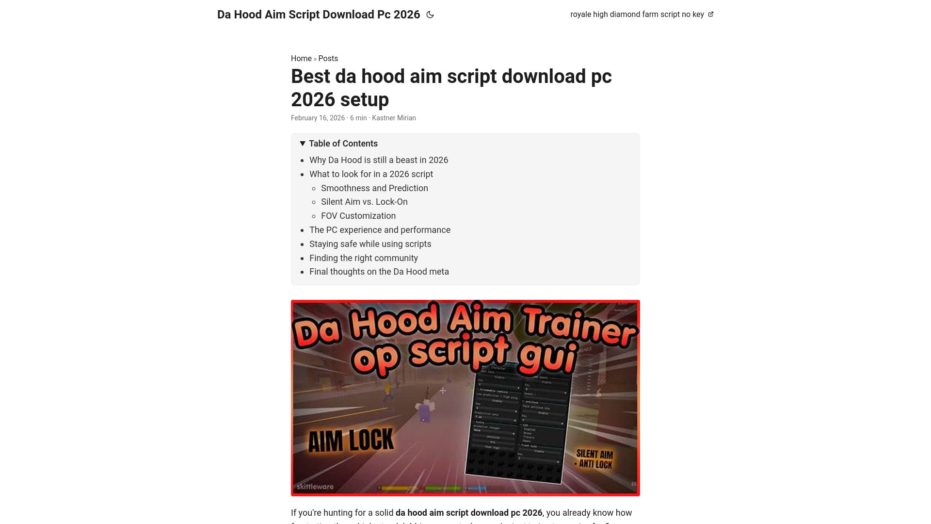 website screenshot of https://da-hood-aim-script-download-pc-2026.pages.dev/