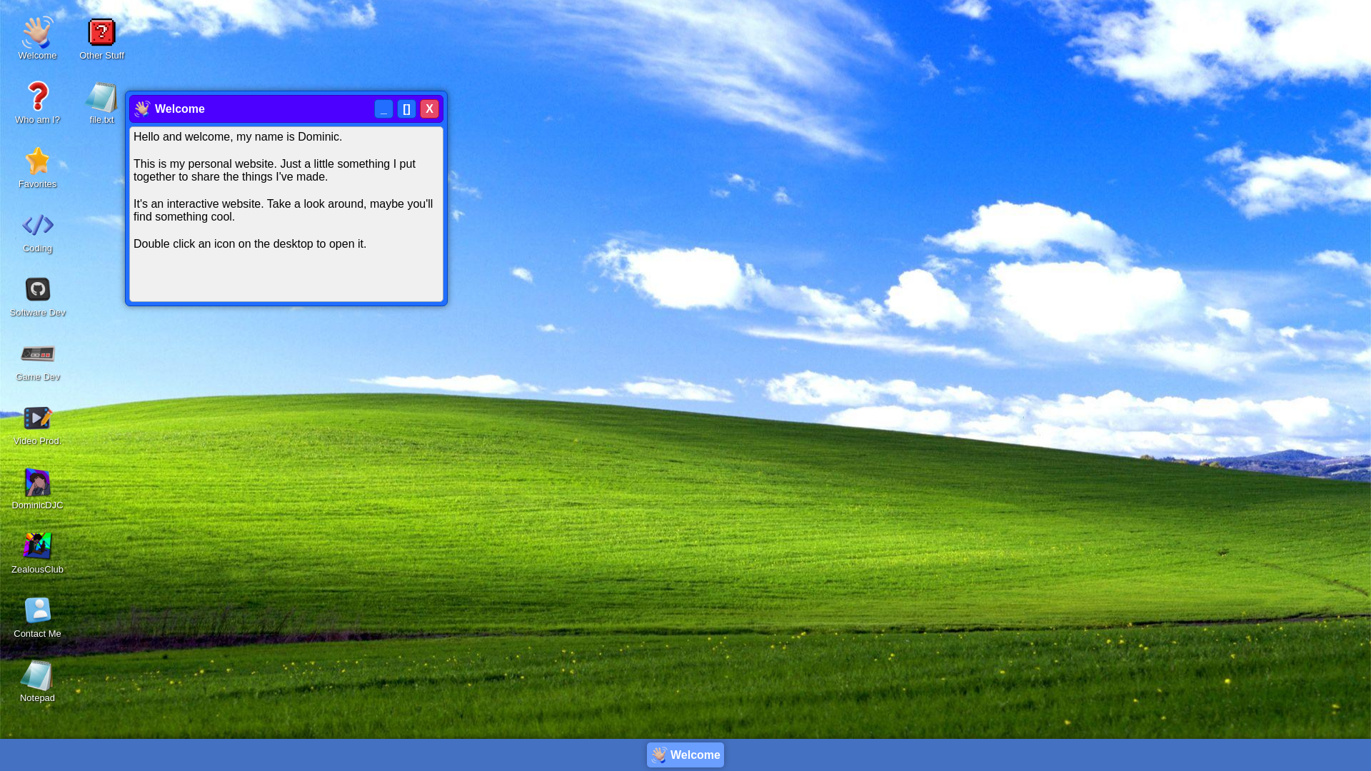 website screenshot of https://dcoletticom.pages.dev/