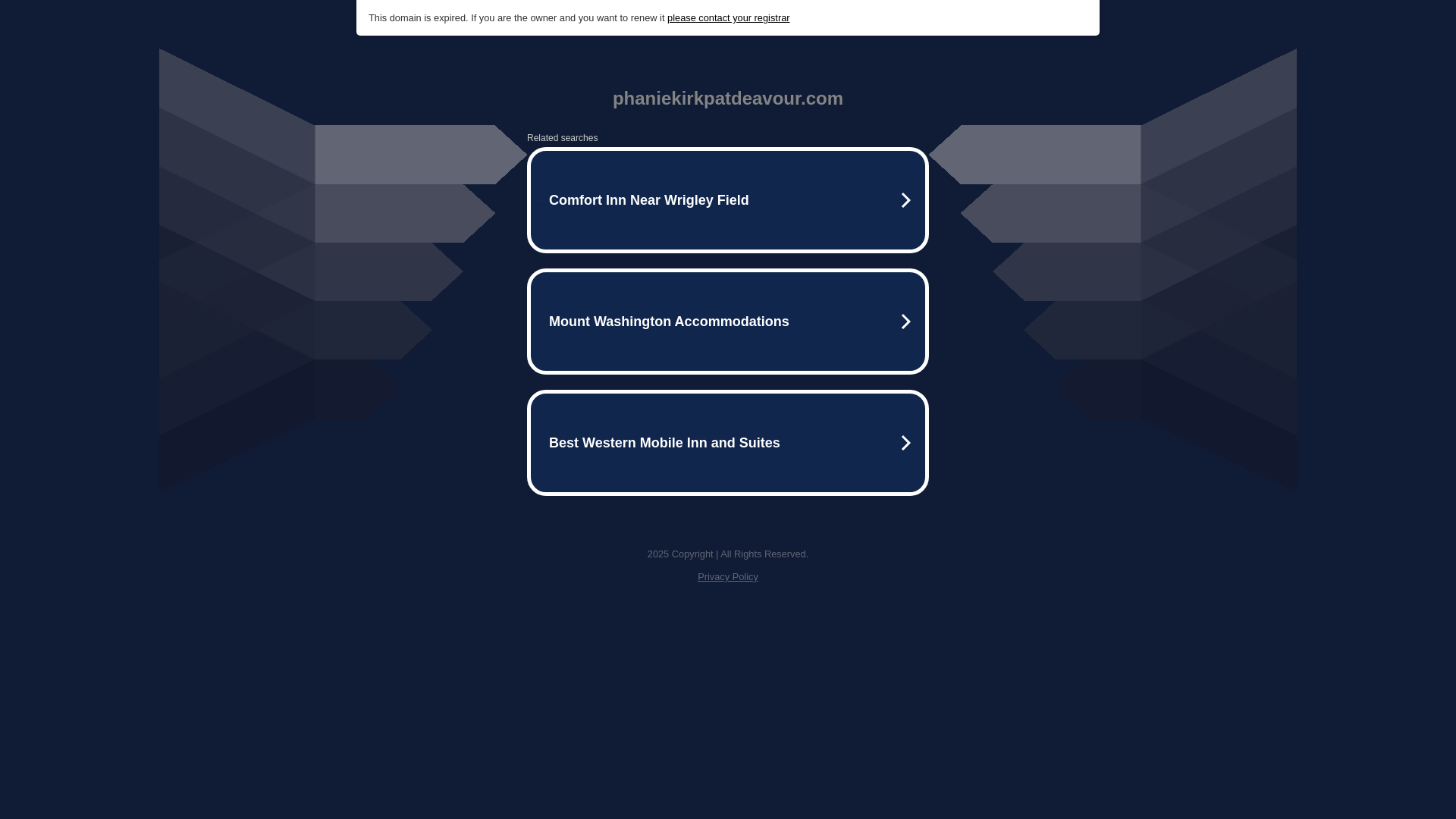 website screenshot of https://phaniekirkpatdeavour.com/