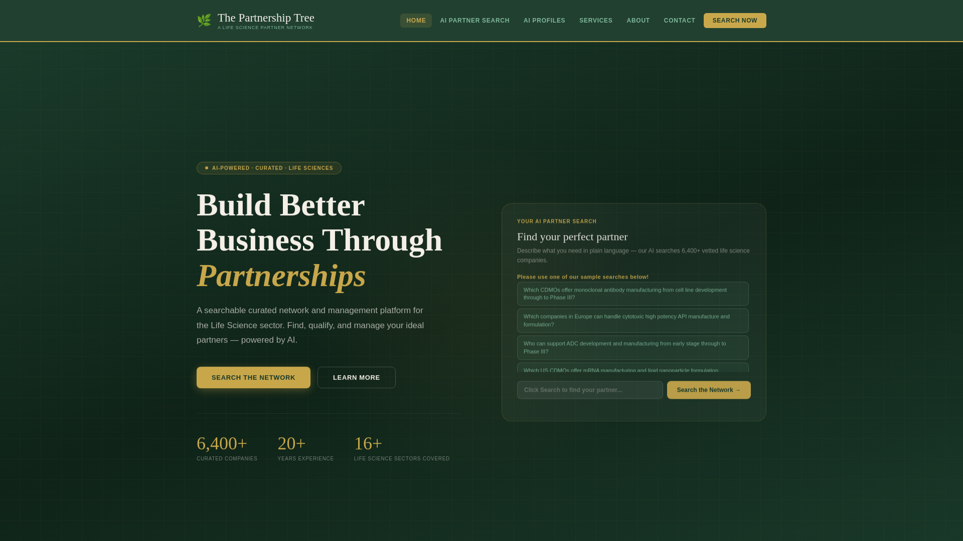 website screenshot of https://partnerhiptree.pages.dev/