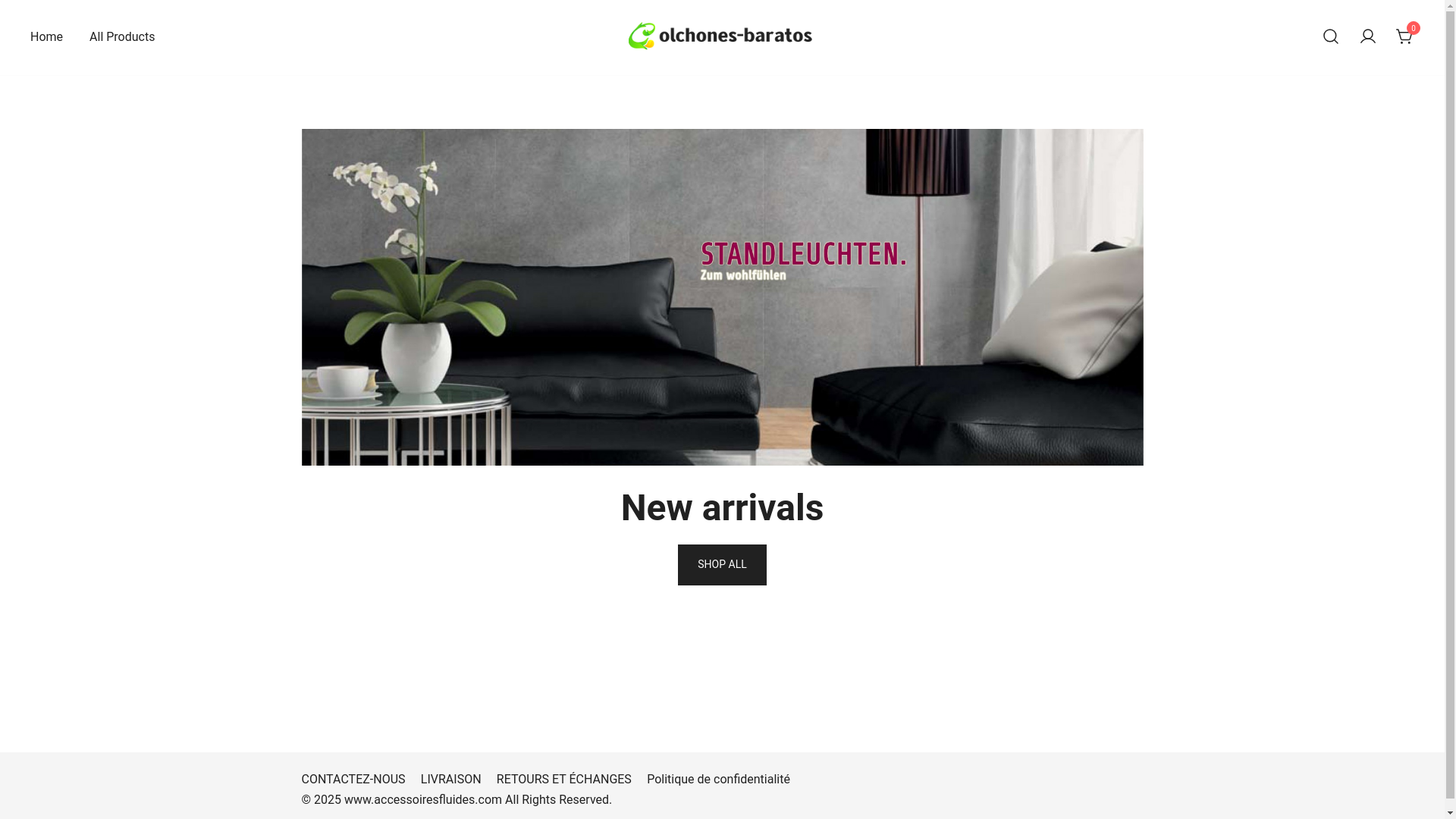 website screenshot of https://accessoiresfluides.com/
