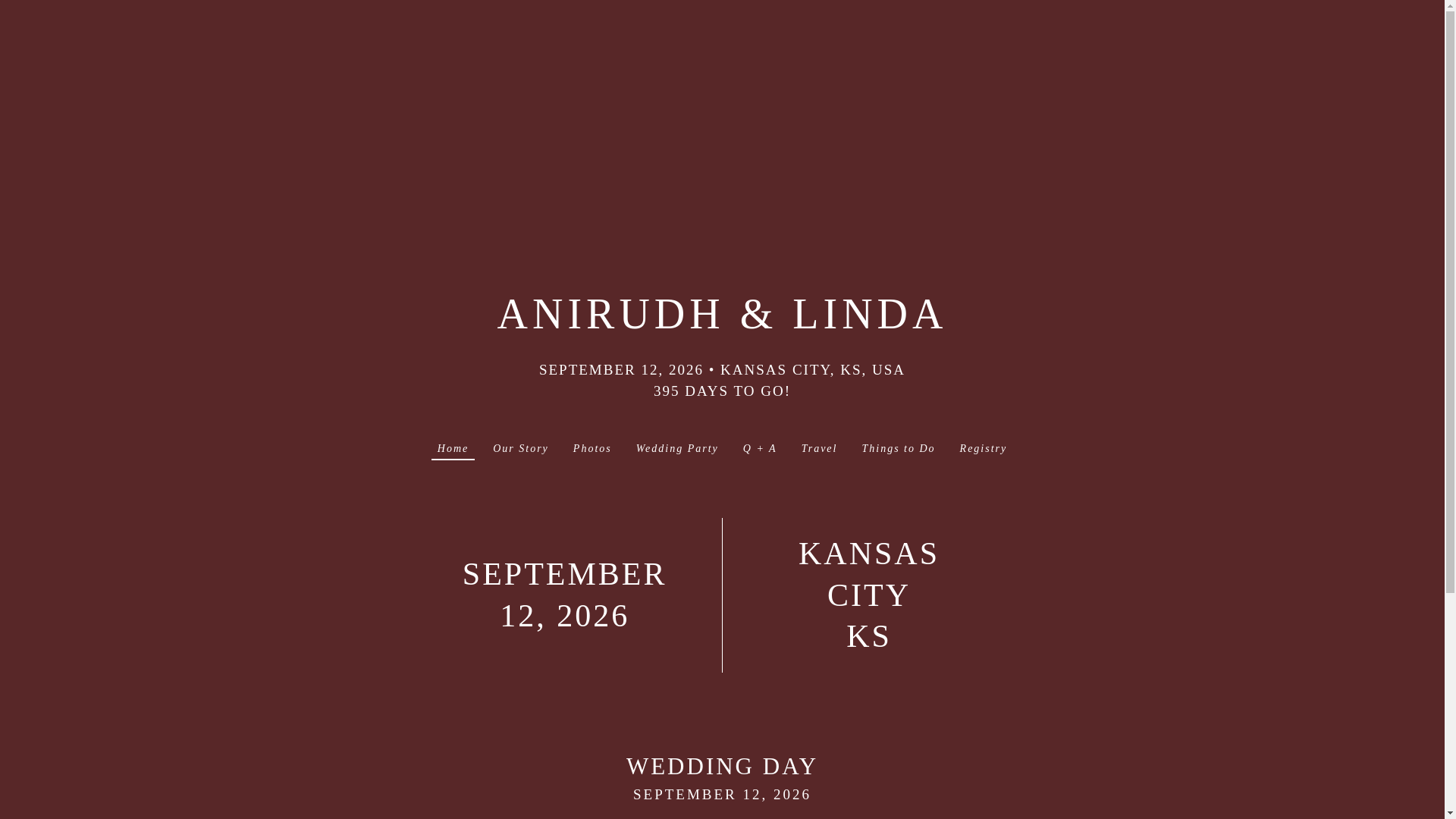 website screenshot of https://anirudhandlinda.com/