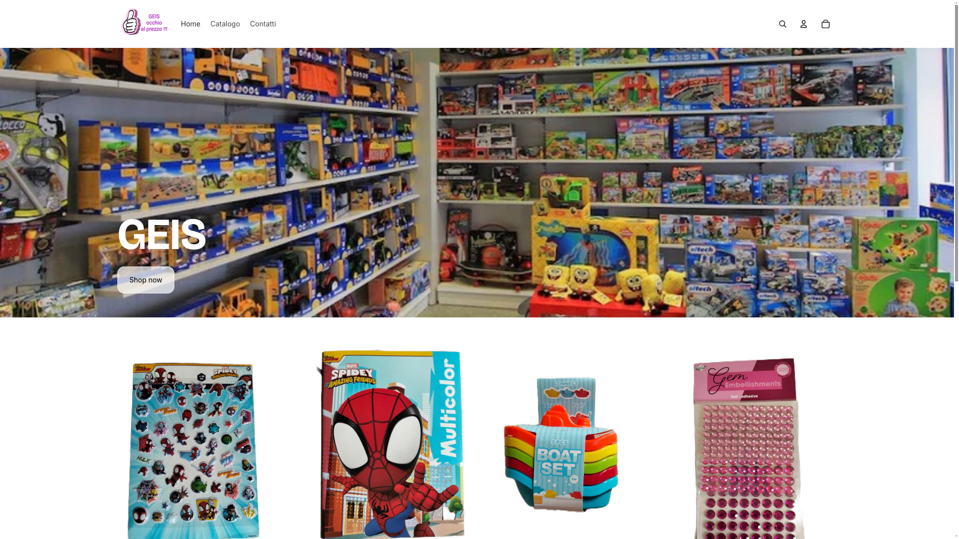 website screenshot of https://geisocchioalprezzo.com/