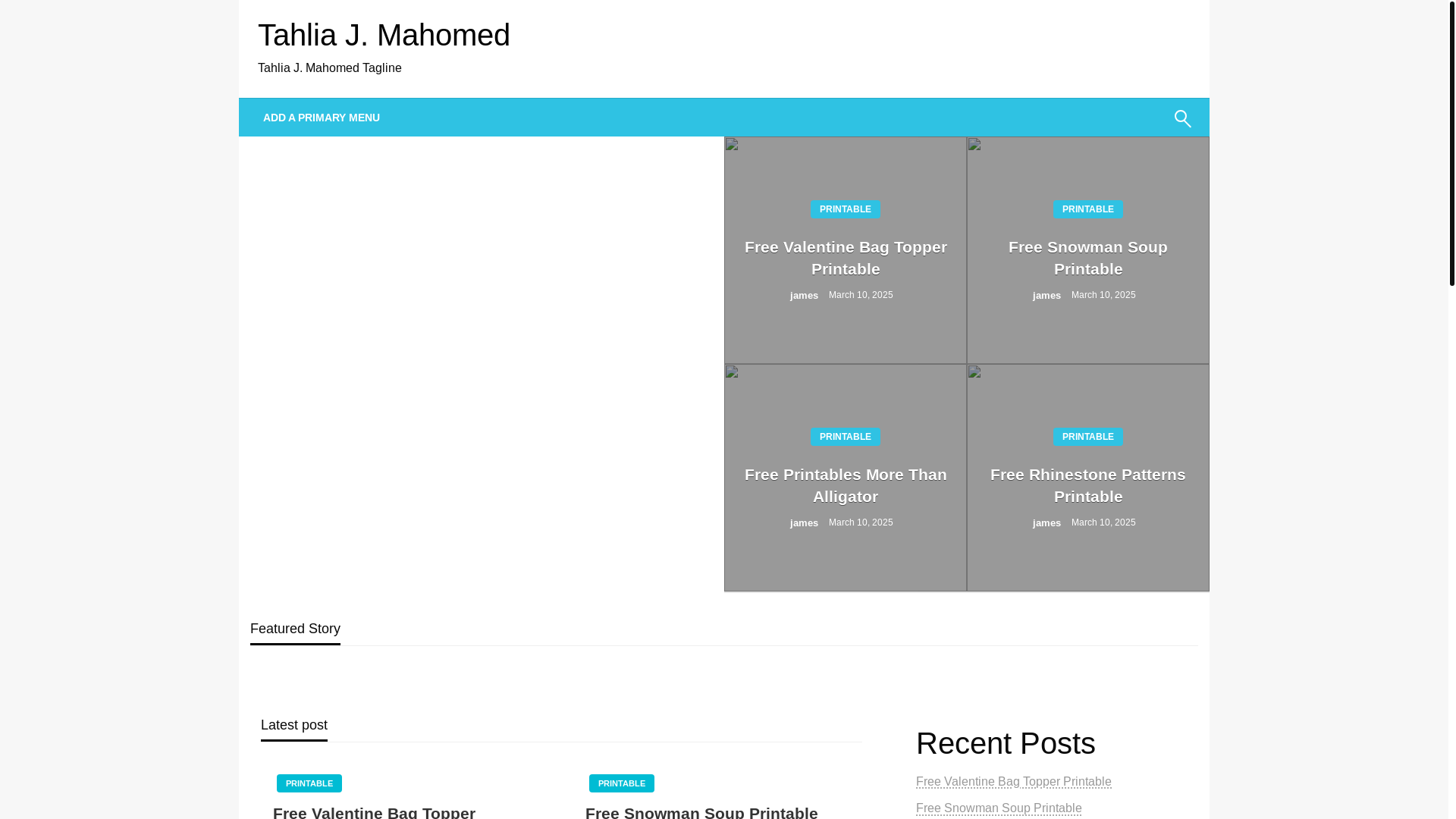 website screenshot of https://tahliajmahomed.pages.dev/