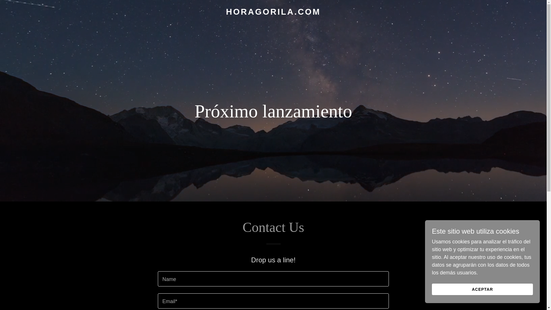 website screenshot of https://horagorila.com/