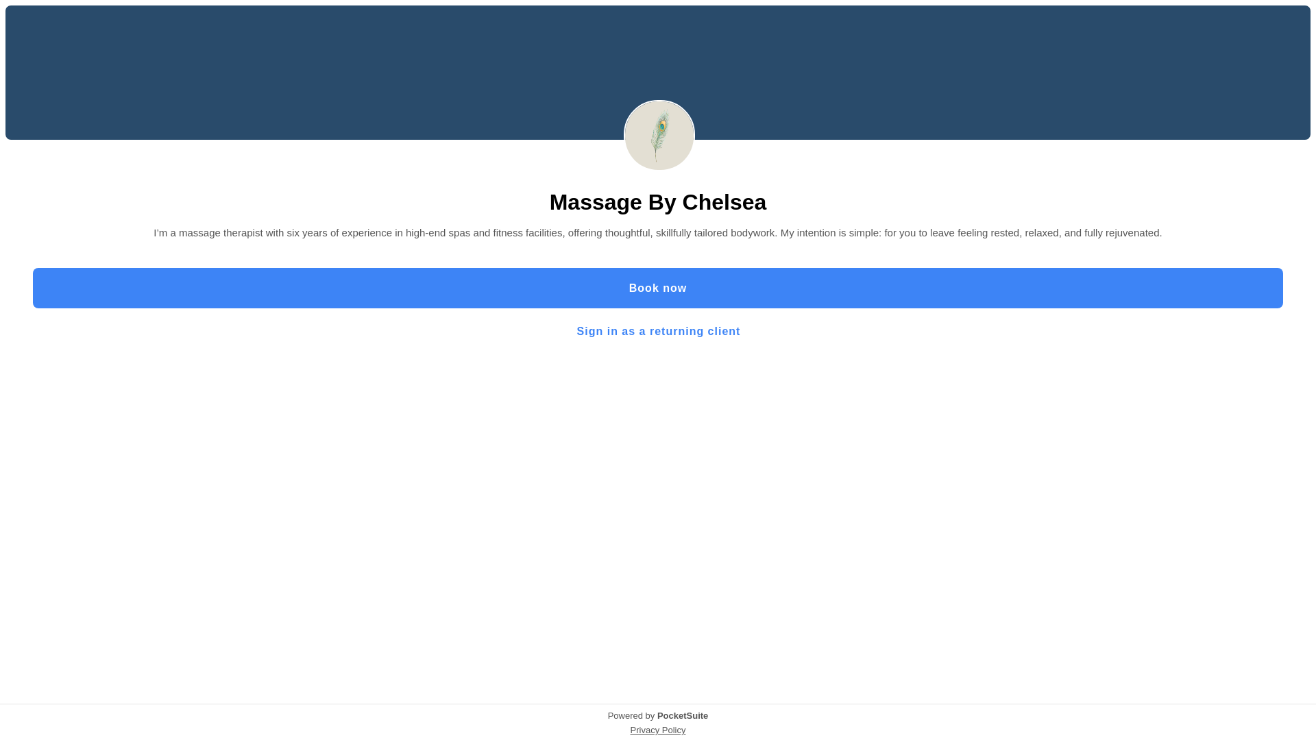website screenshot of https://chelsea-massage.com/