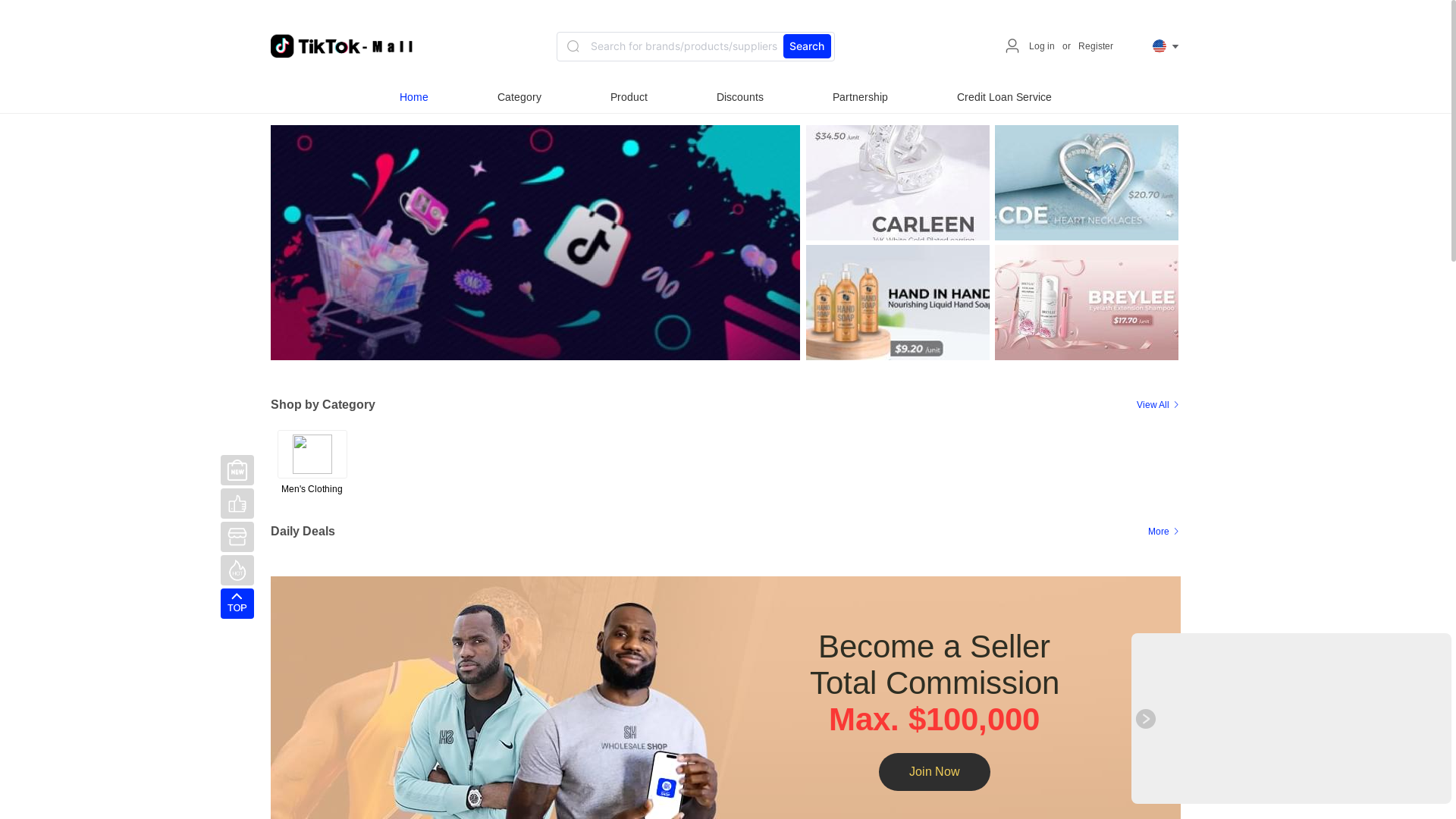 website screenshot of https://shopcstk.com/