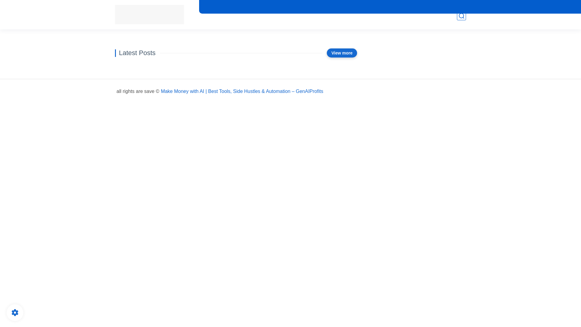 website screenshot of https://genaiprofits.com/