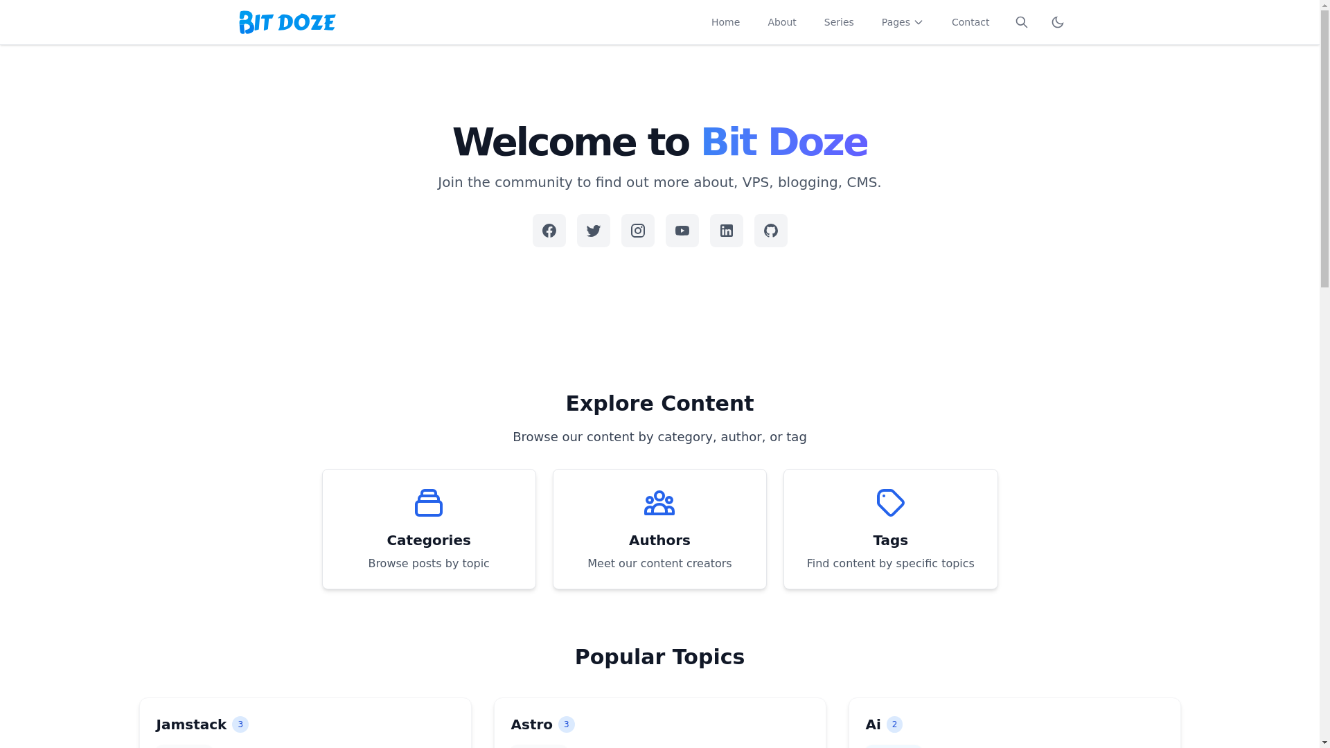 website screenshot of https://rocstarblog.pages.dev/