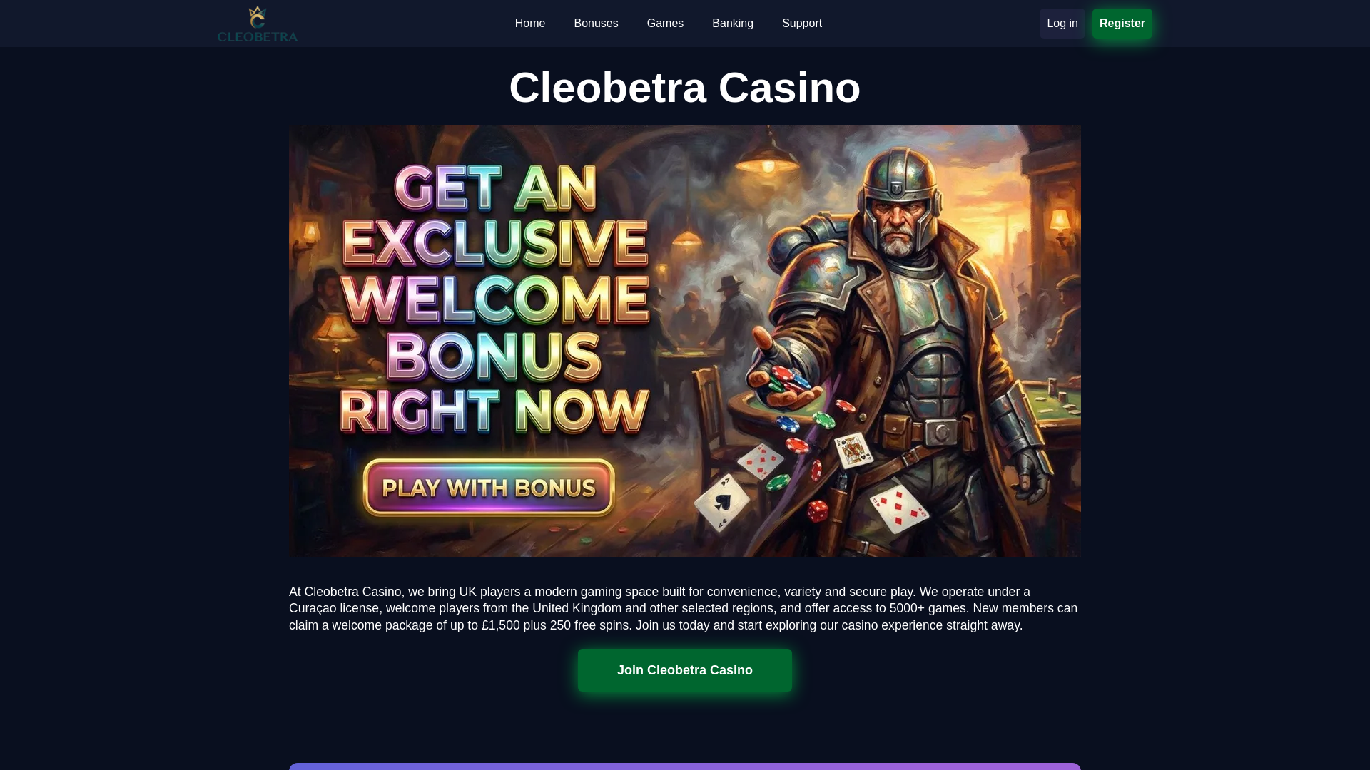 website screenshot of https://cleobetrabets-online-55159.pages.dev/