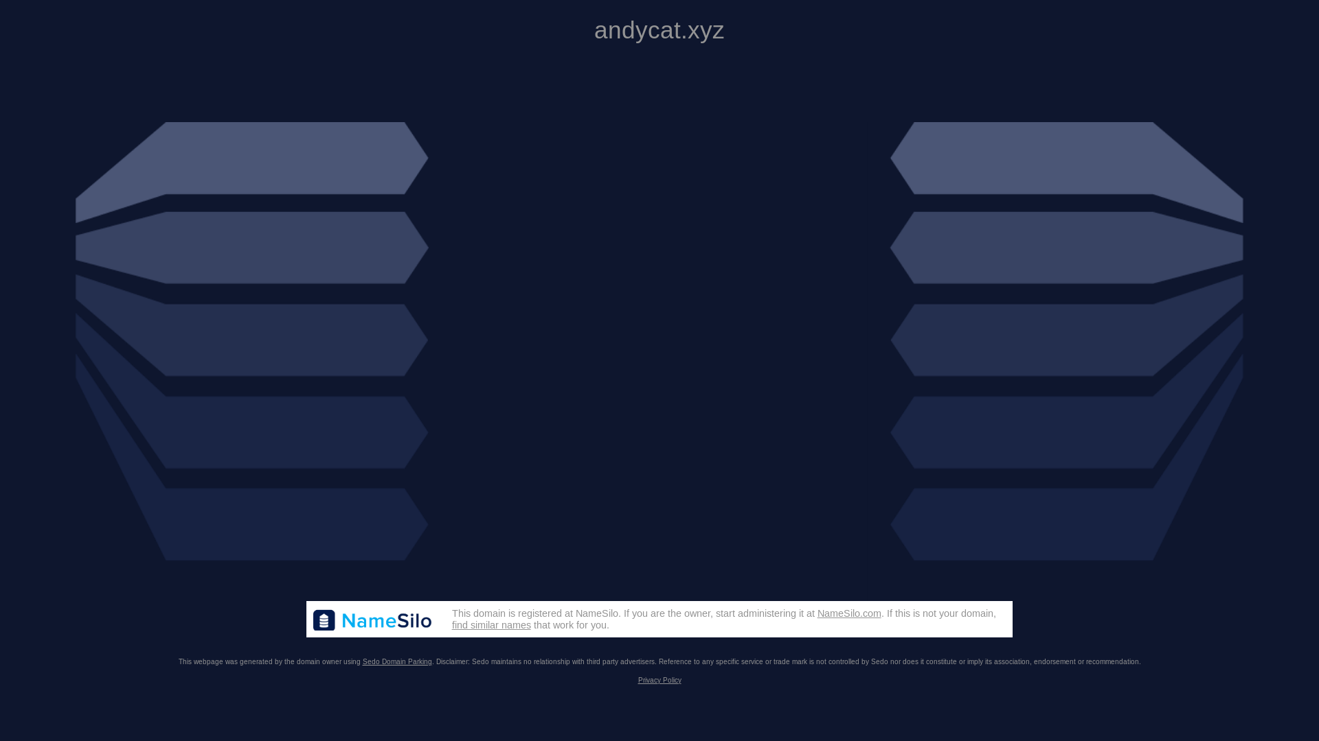 website screenshot of https://andycat.xyz/