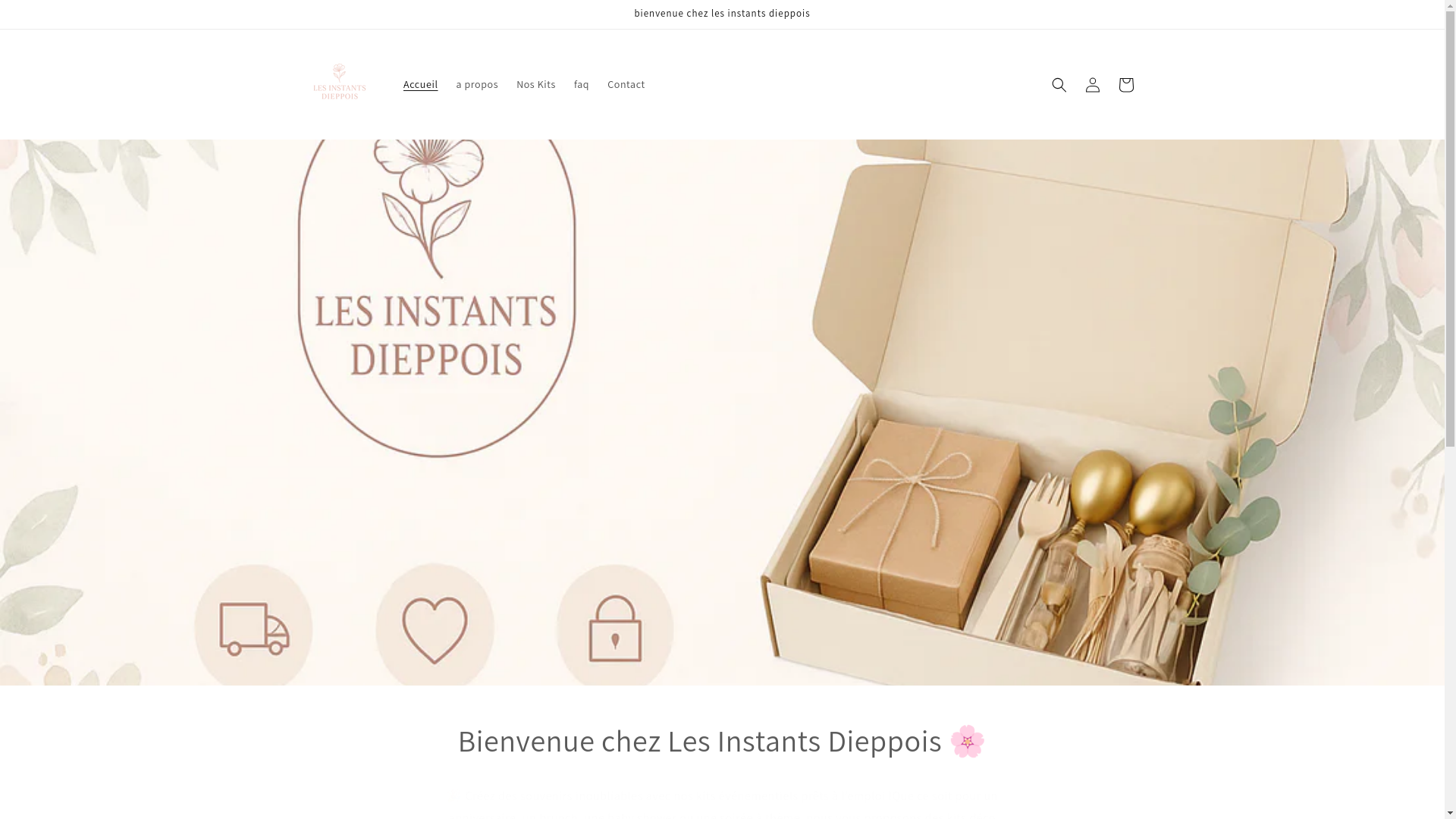 website screenshot of https://lesinstantsdieppois.com/