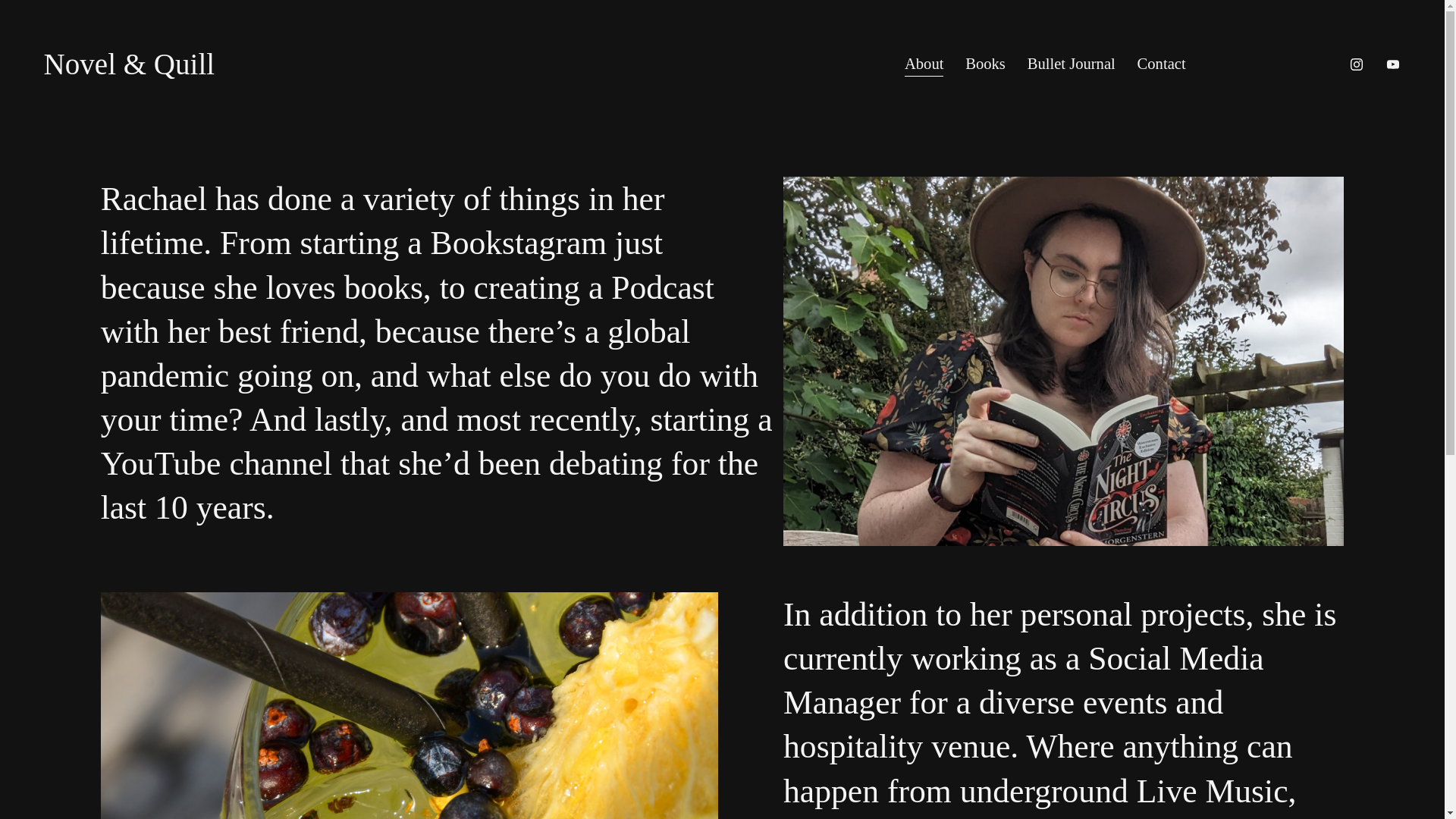website screenshot of https://novelandquill.co.uk/