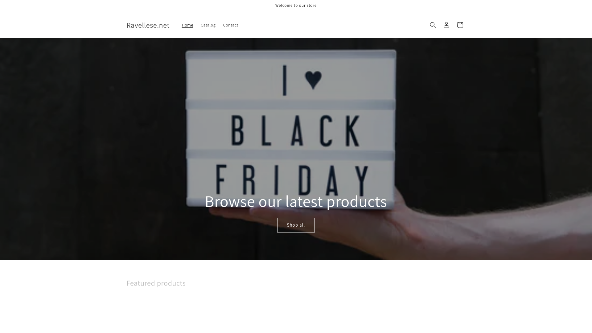 website screenshot of https://ravellese.net/