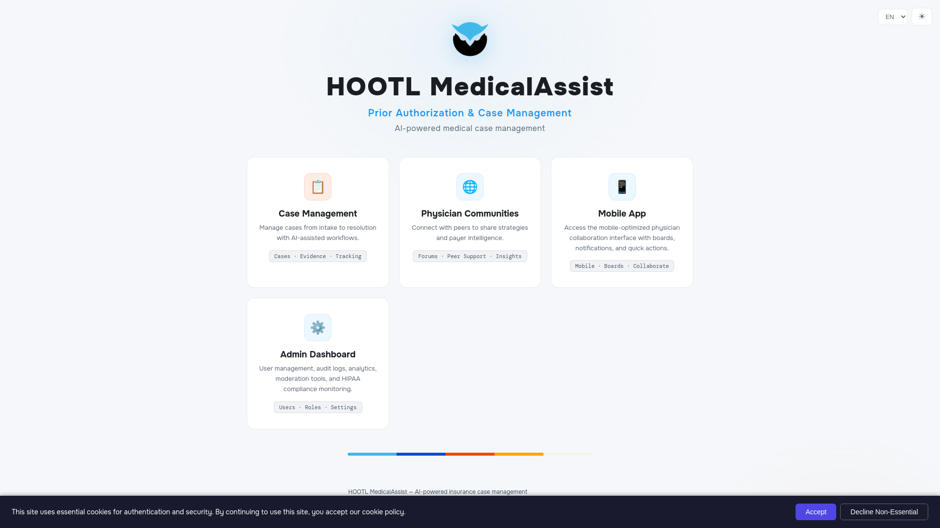 website screenshot of https://hootl-medicalassist.pages.dev/