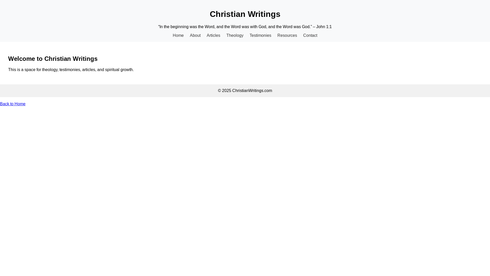 website screenshot of https://christianwritings-1s3.pages.dev/