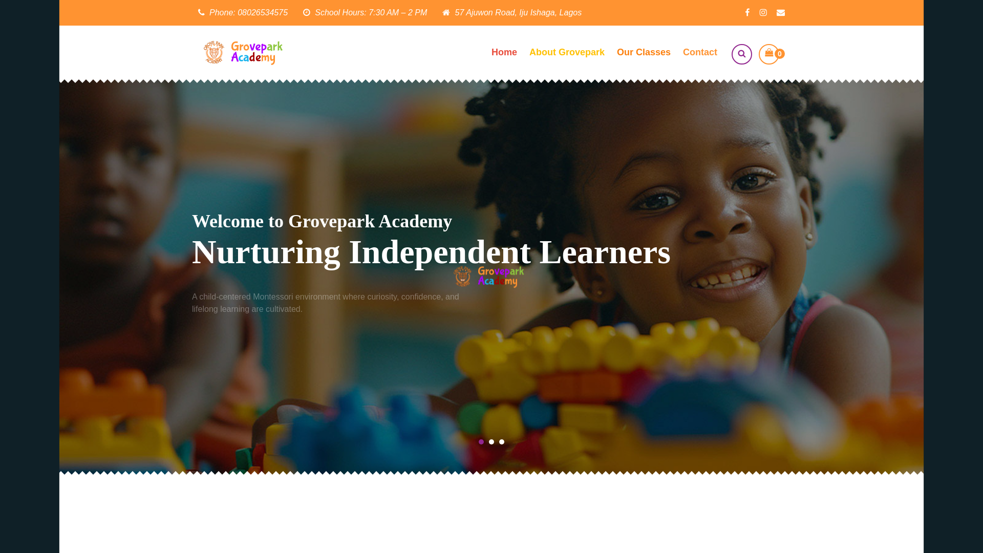 website screenshot of https://grovepark3.pages.dev/