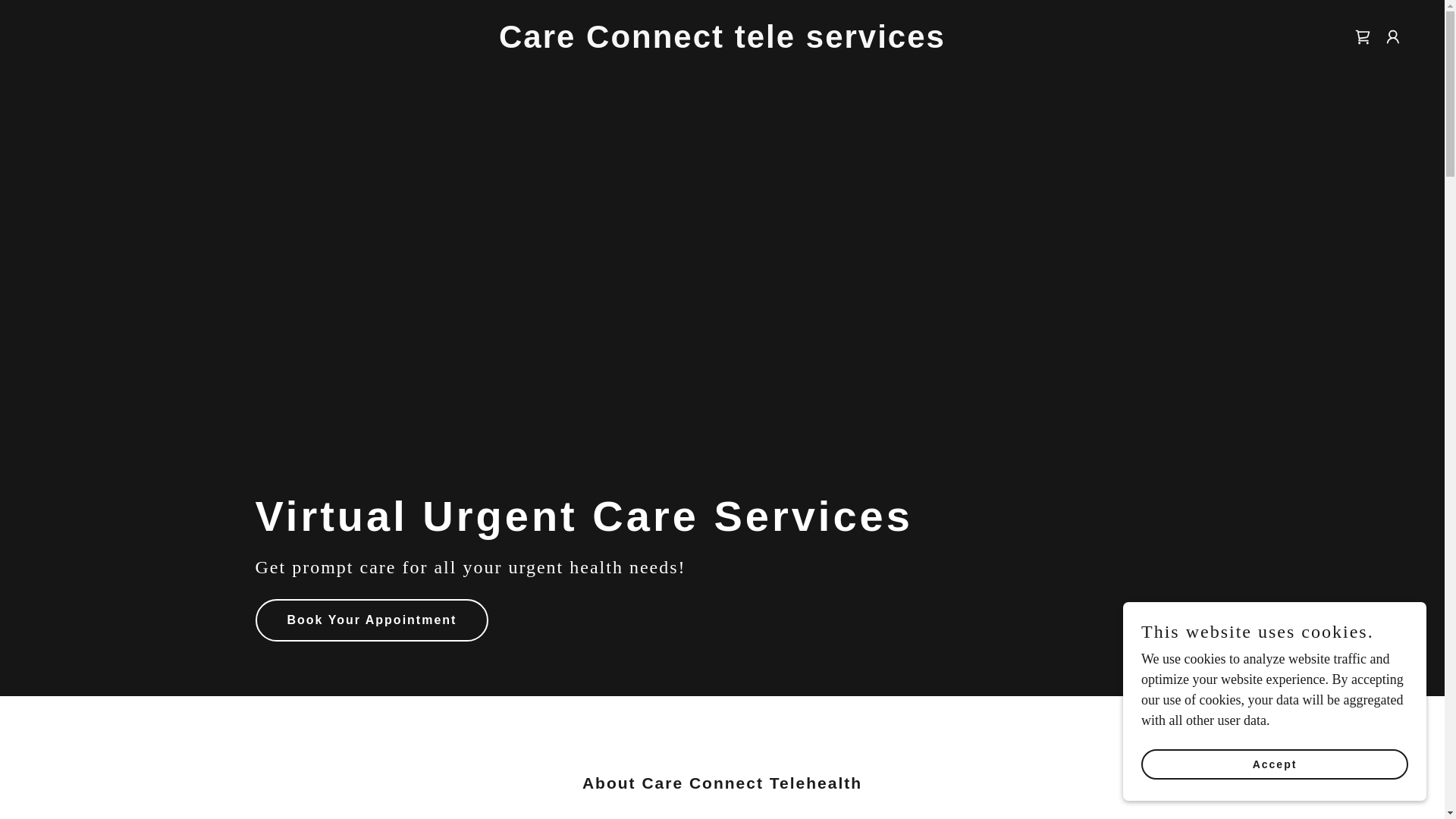 website screenshot of https://careconnectteleservices.com/