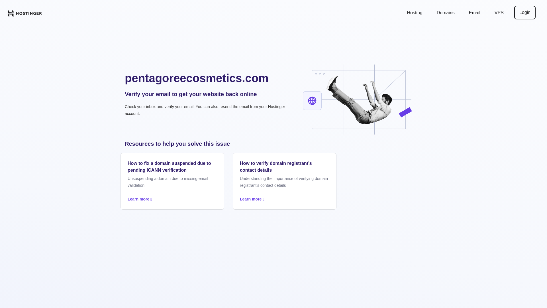 website screenshot of https://pentagoreecosmetics.com
