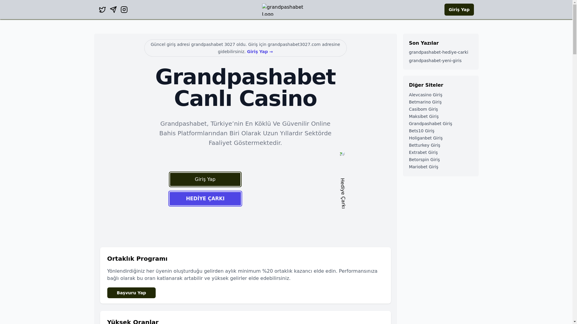 website screenshot of https://grandpashabetguncelgiris-blog.pages.dev/