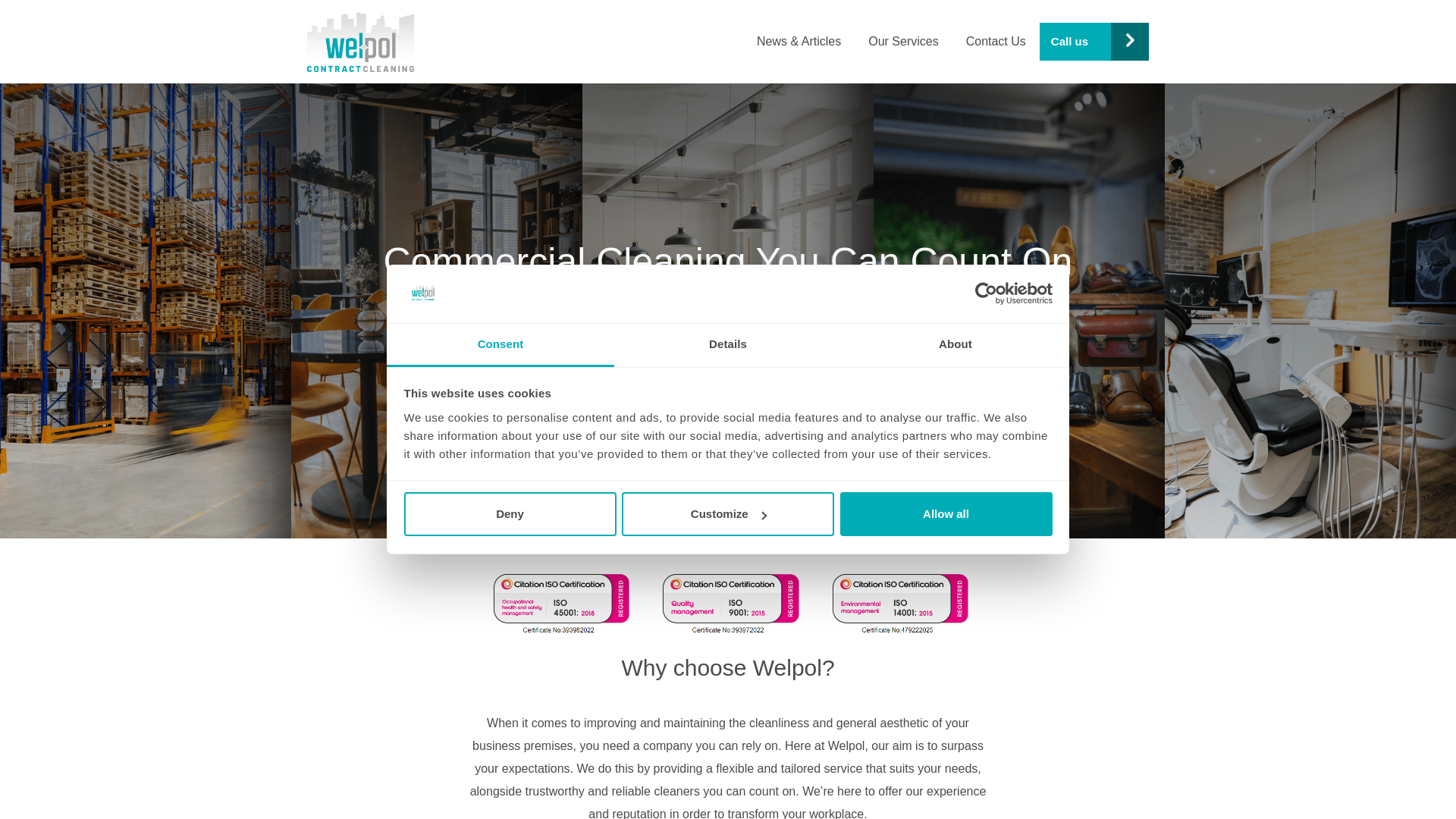 website screenshot of https://clnroperations.co/