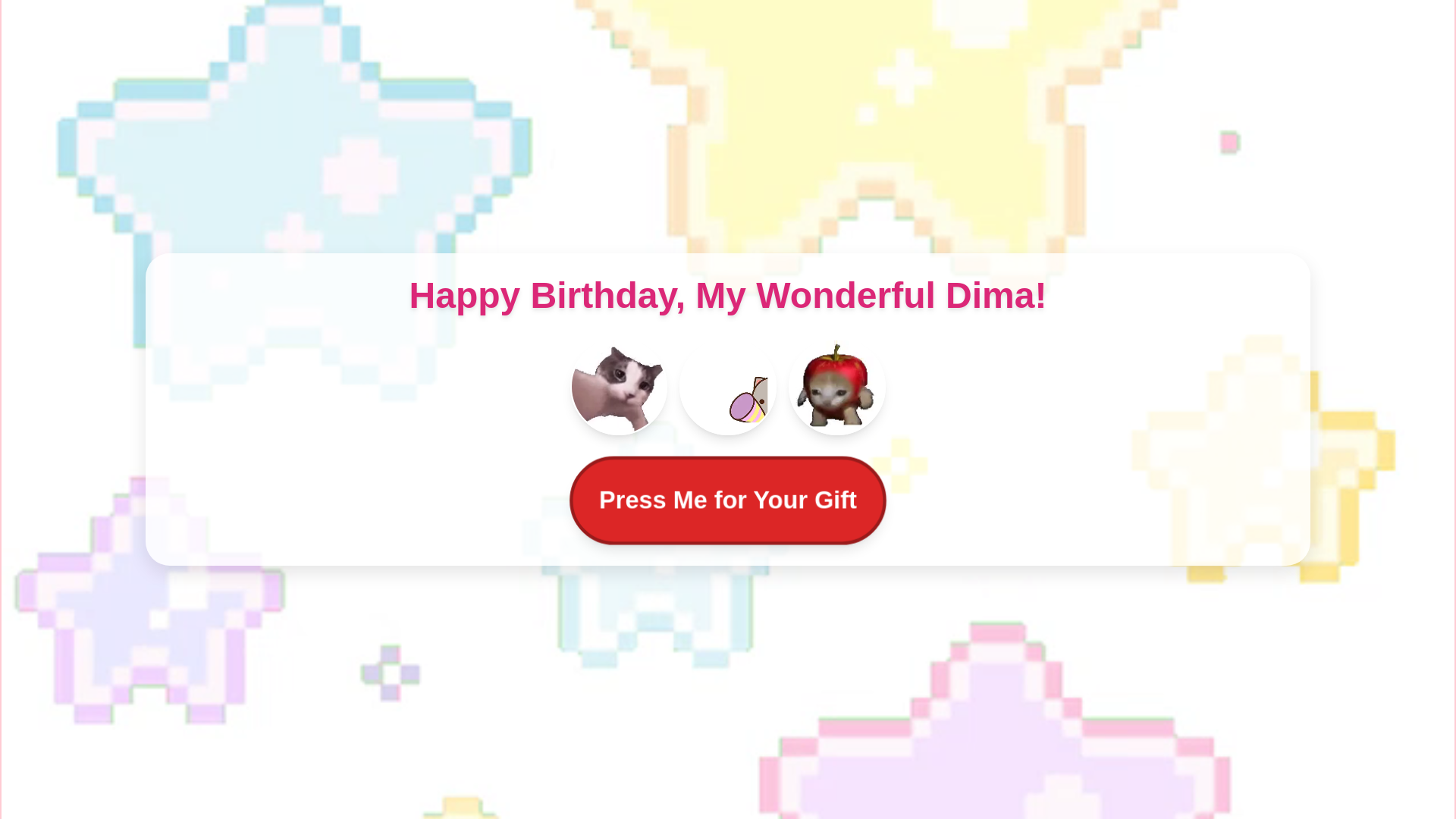 website screenshot of https://happybirthdaymylovelyboyfrienddimailoveyouverymuch.com/