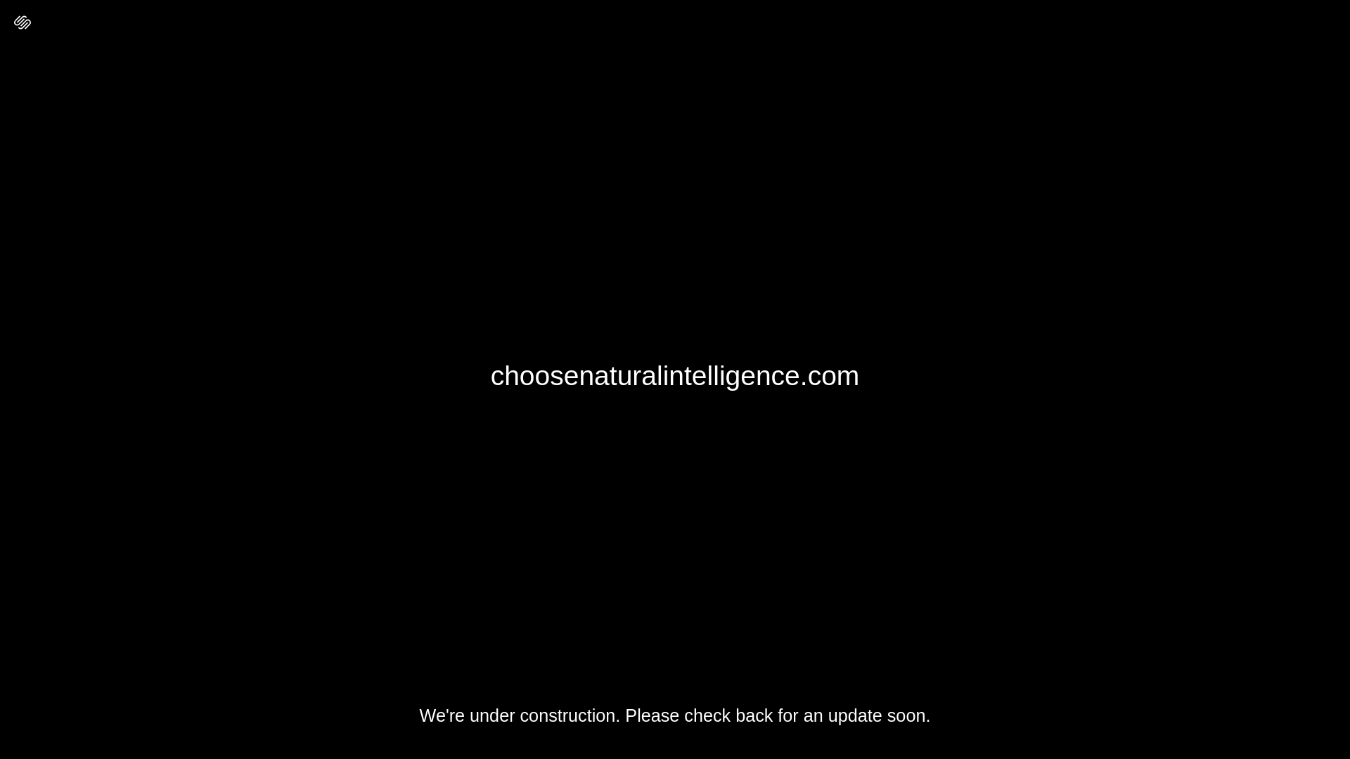 website screenshot of https://choosenaturalintelligence.com/