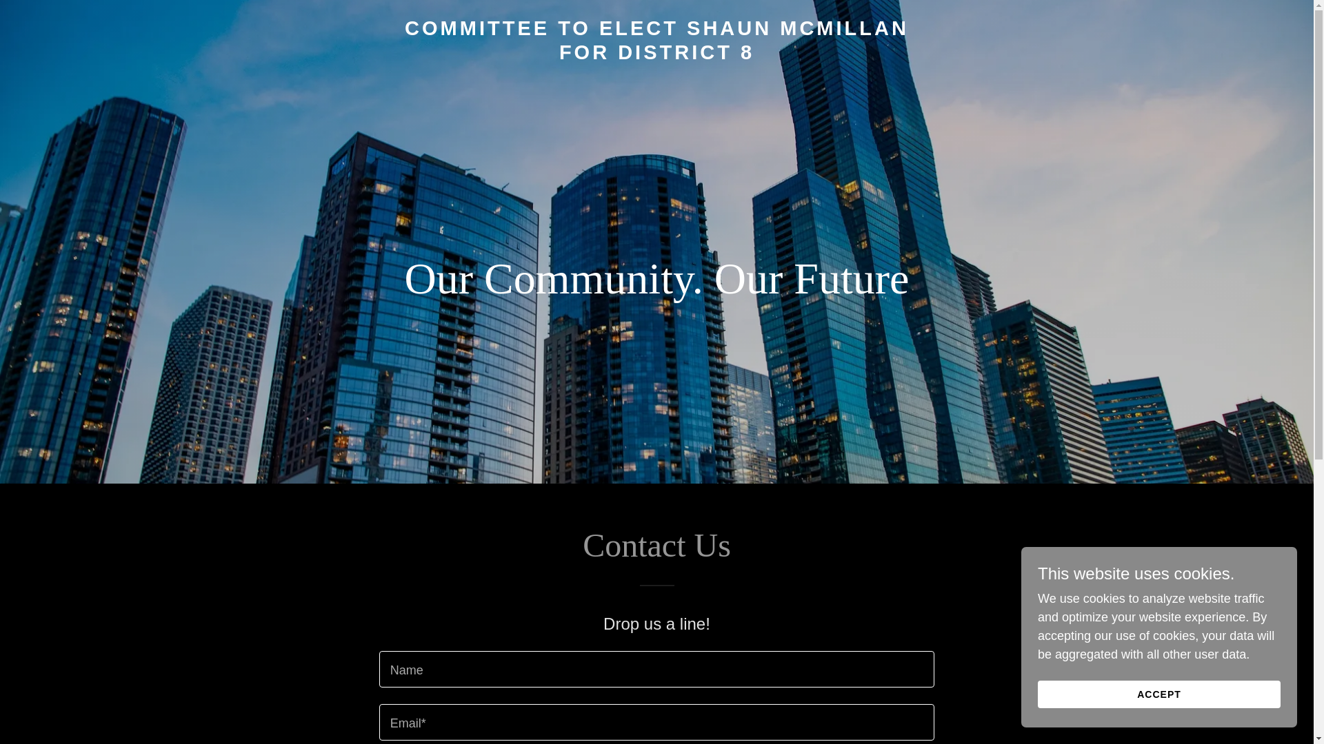 website screenshot of https://shaundistrict8.com/
