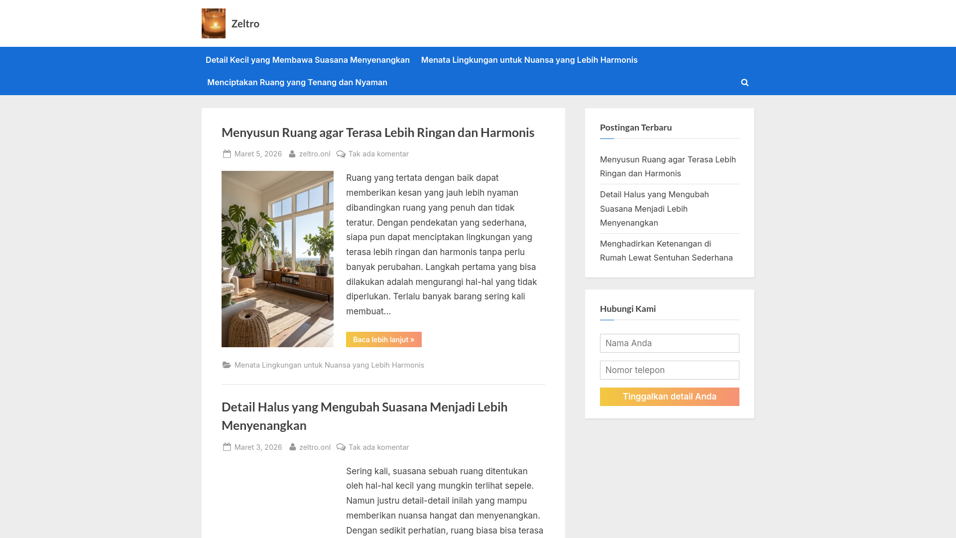 website screenshot of https://zeltro.onl