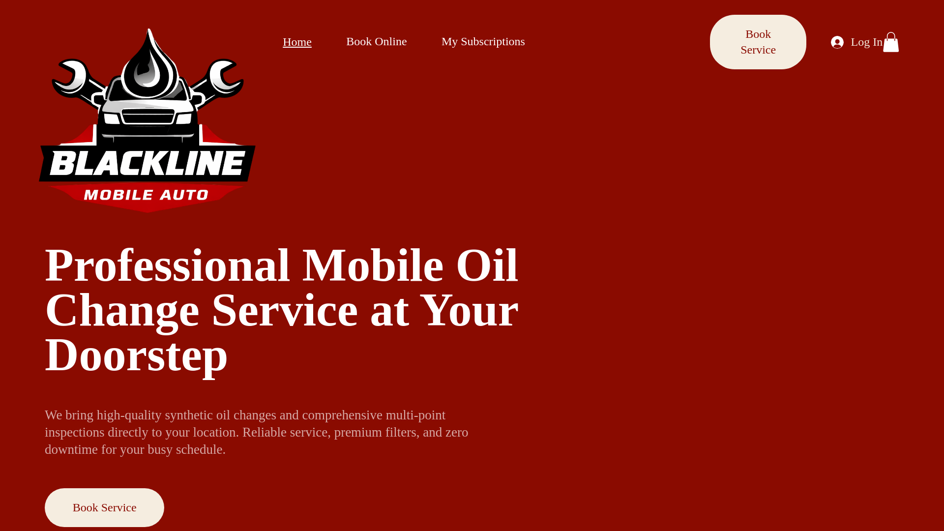 website screenshot of https://blacklinemobileauto.net/