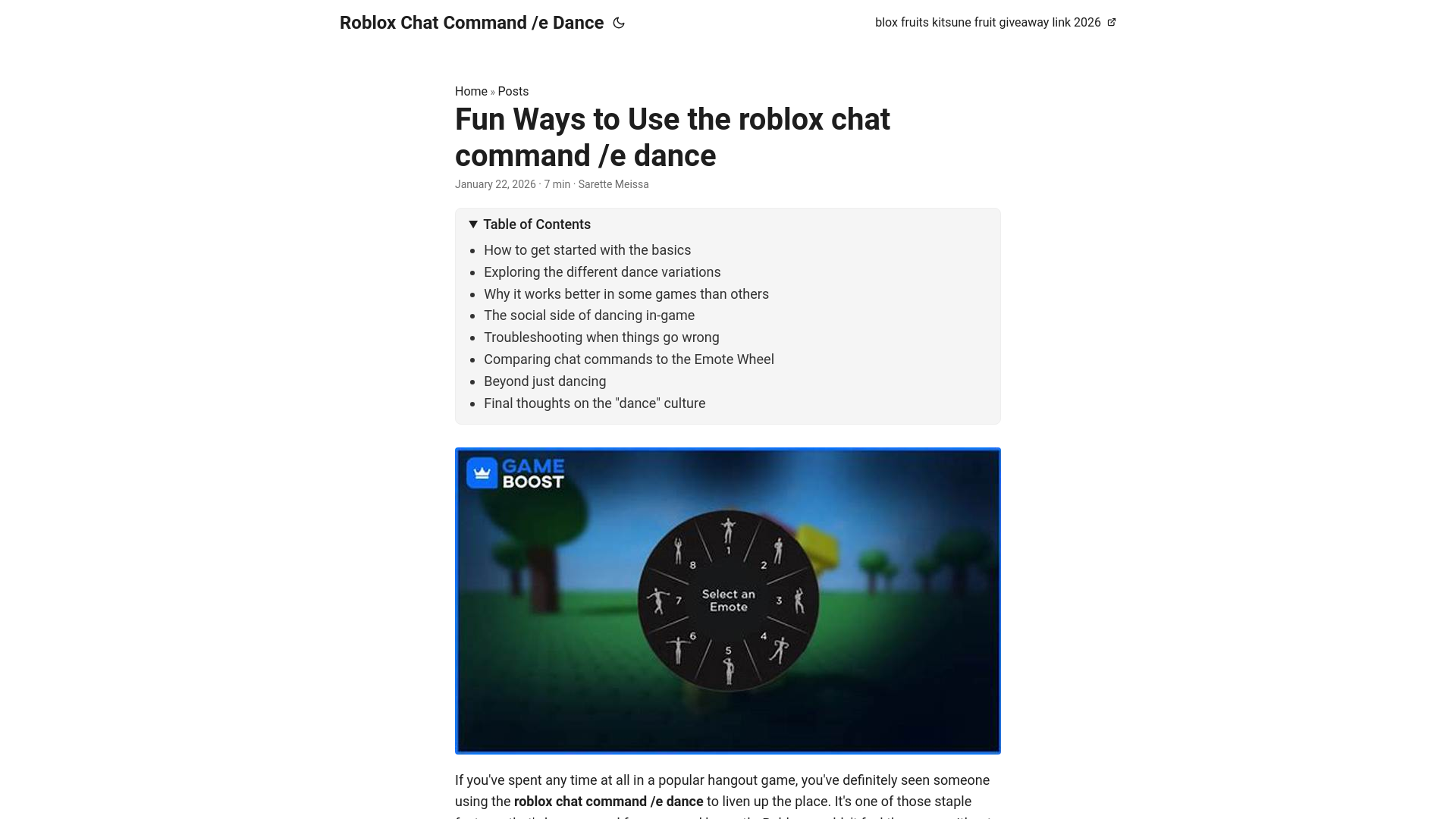 website screenshot of https://roblox-chat-command-e-dance.pages.dev/
