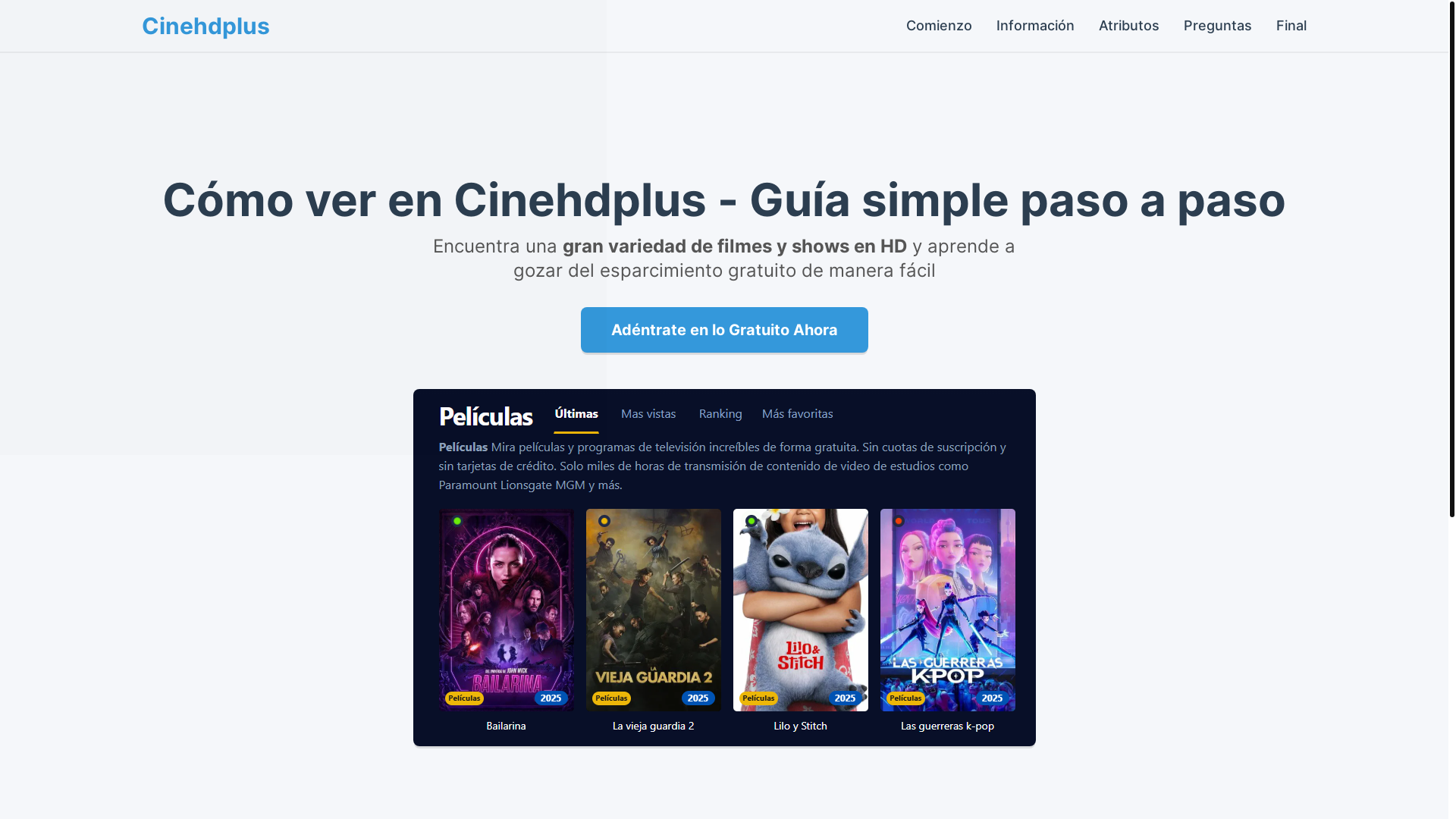 website screenshot of https://cinehdplus-jwxt.pages.dev/