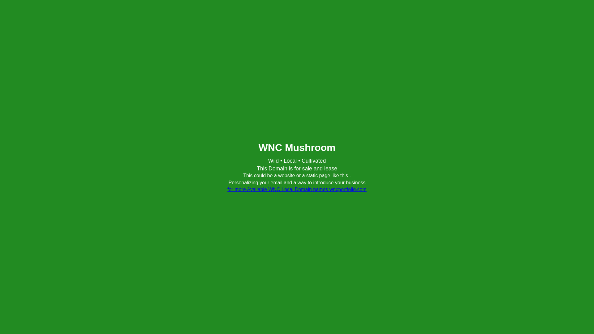 website screenshot of https://wncmushroom.pages.dev/