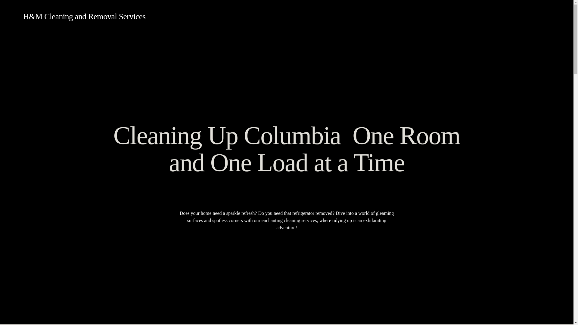 website screenshot of https://hm-cleaners.com/