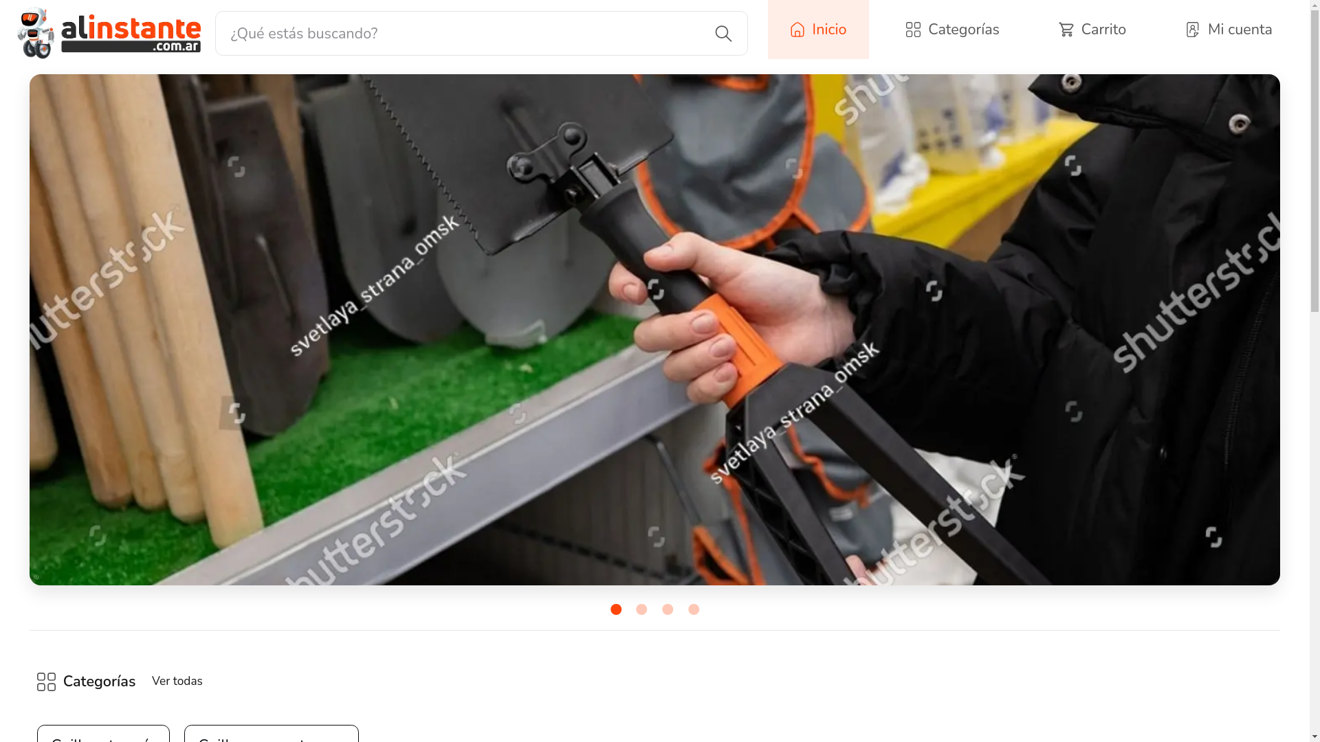 website screenshot of https://alinstante-ecommerce-g.pages.dev/