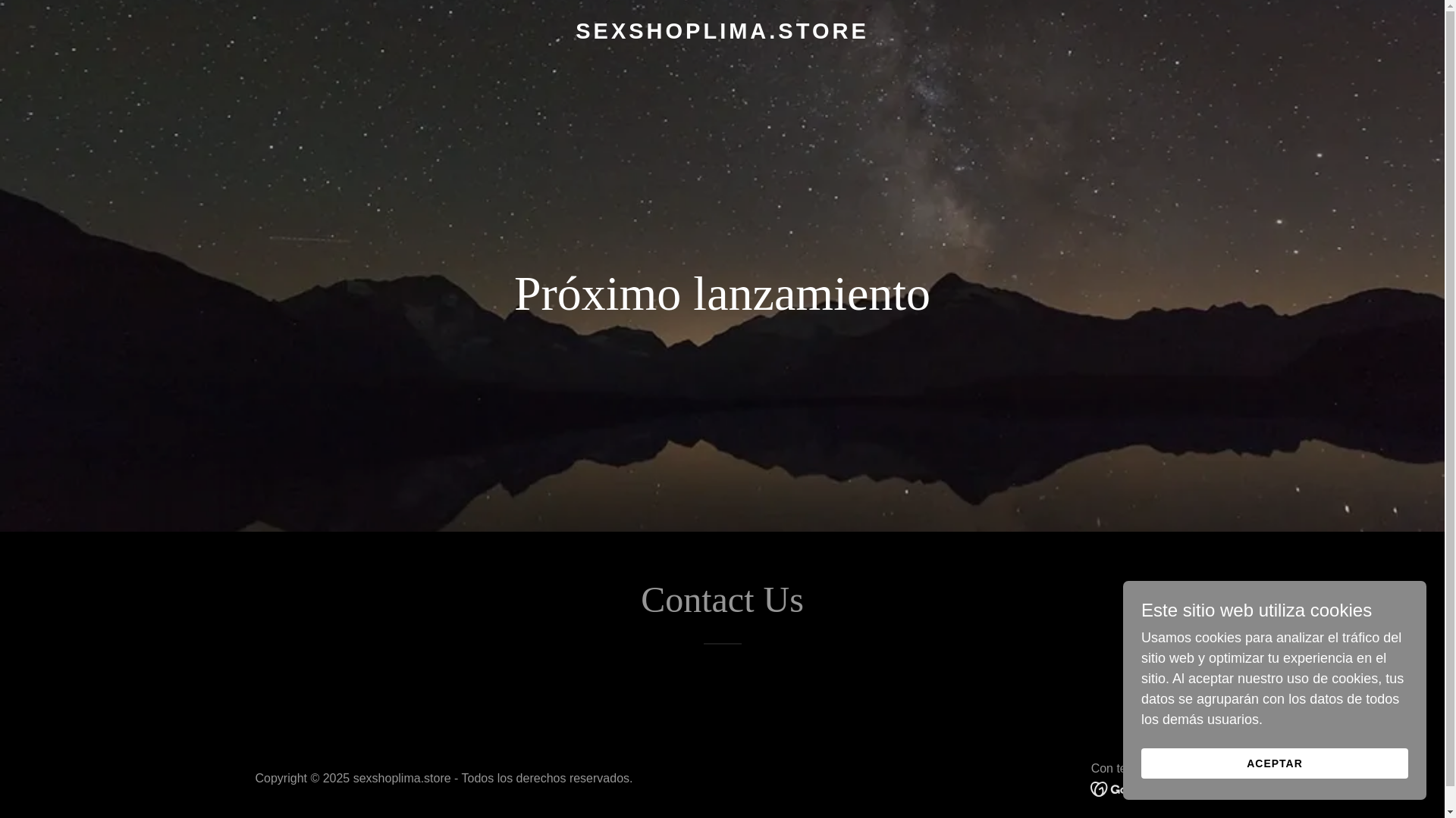 website screenshot of https://sexshoplima.store/