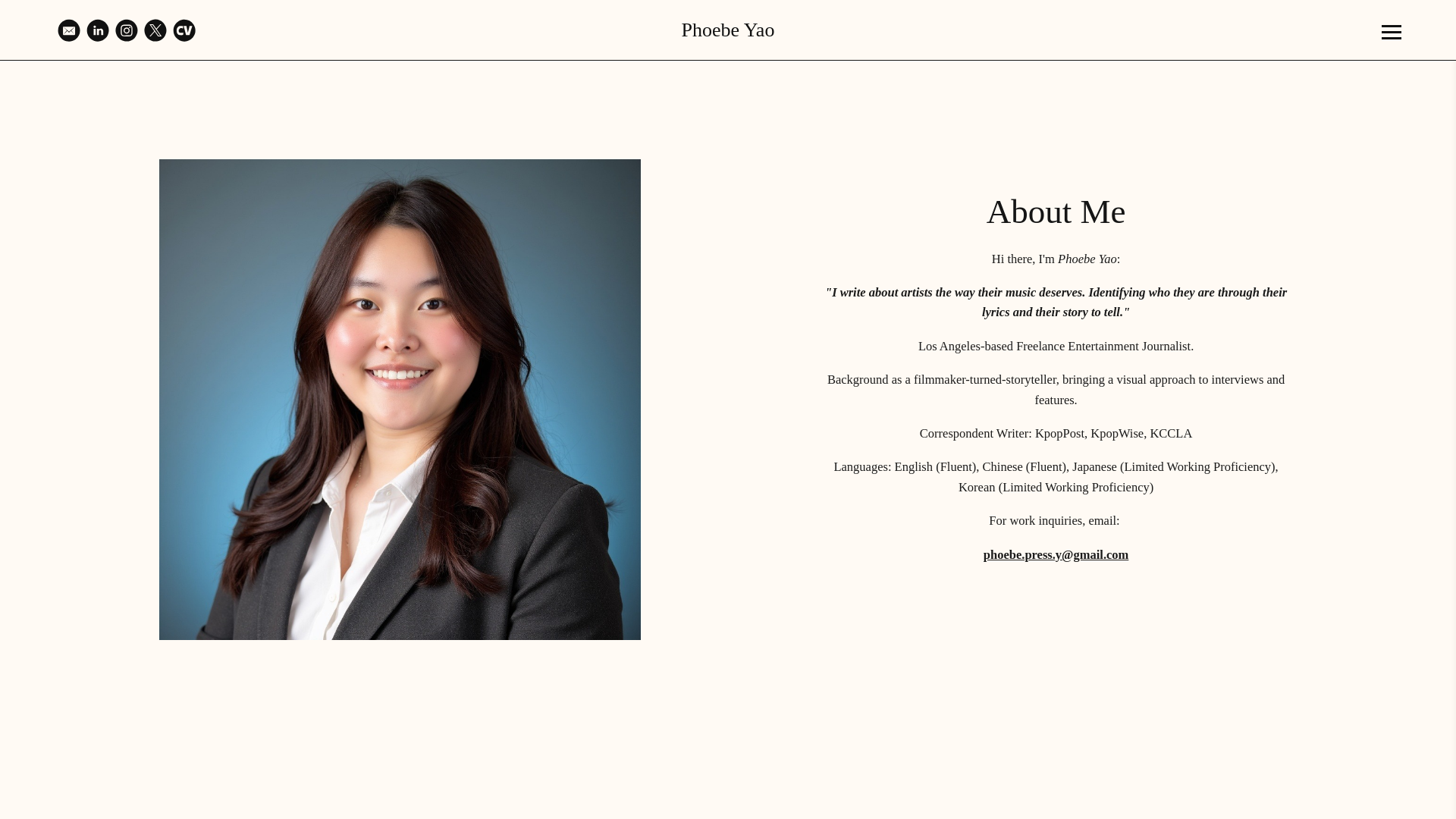 website screenshot of https://phoebeypress.com/